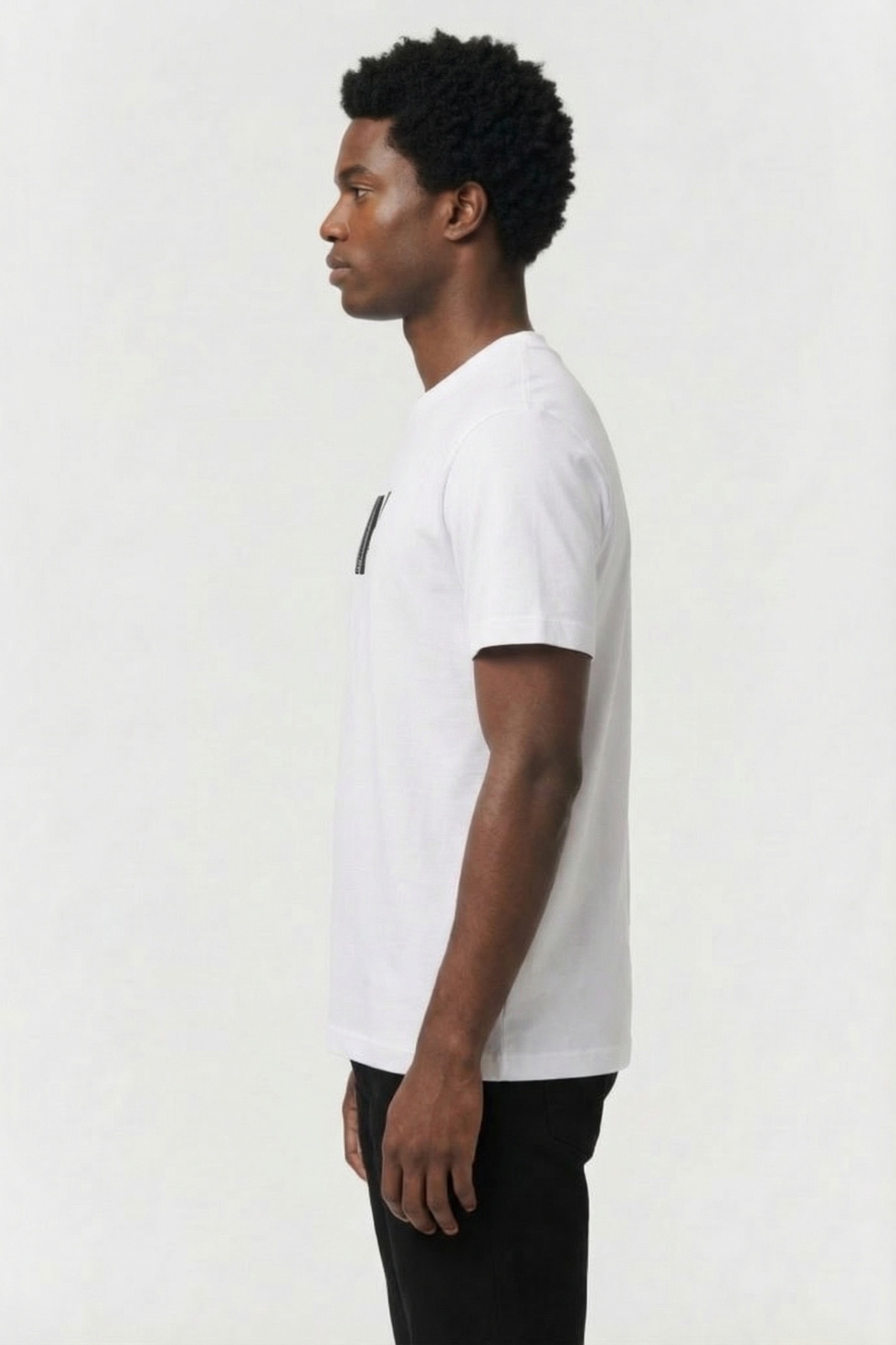 WHITE KLJ REG K LOGO TEE 3