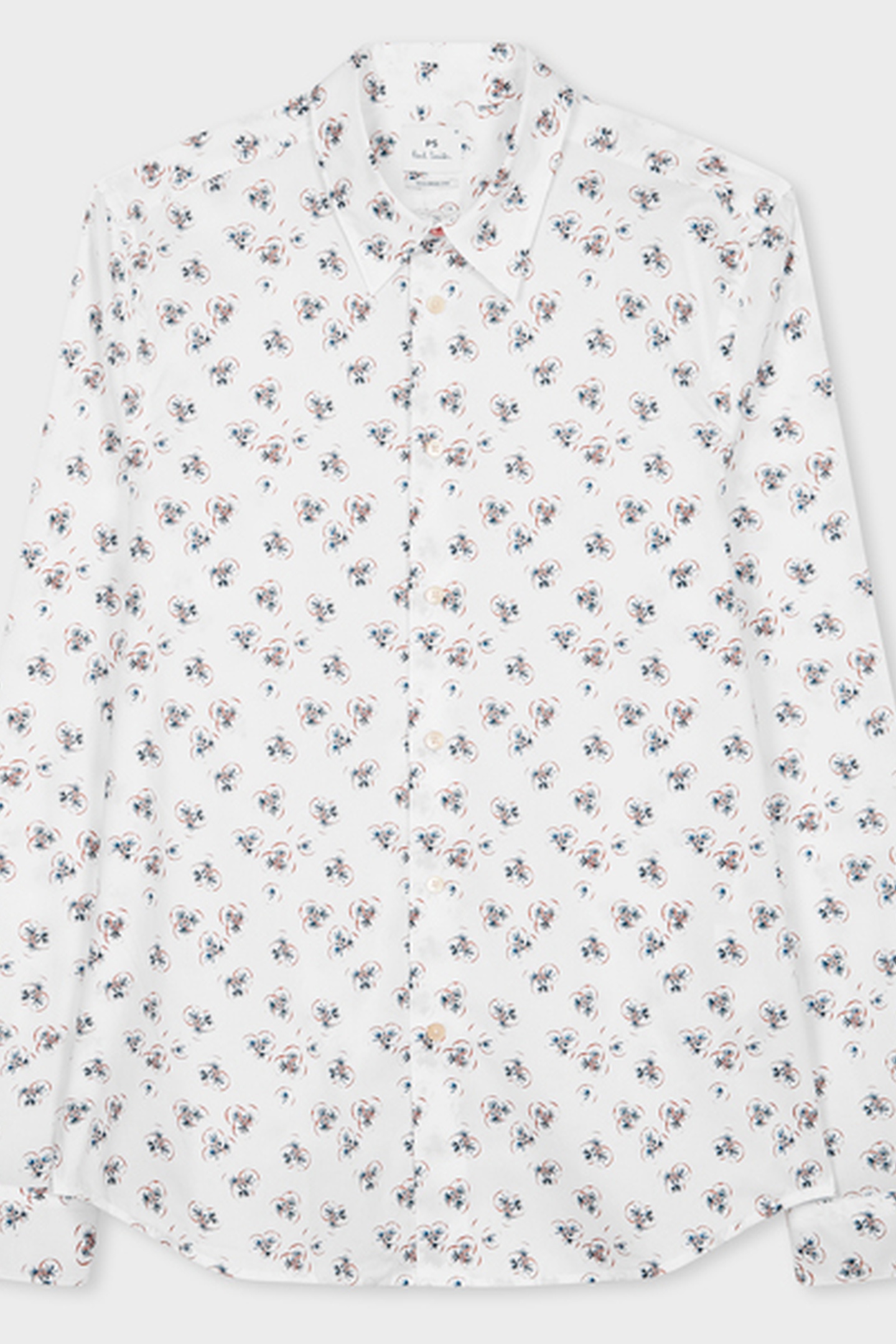 LS TAILORED FIT SHIRT WHITE 2