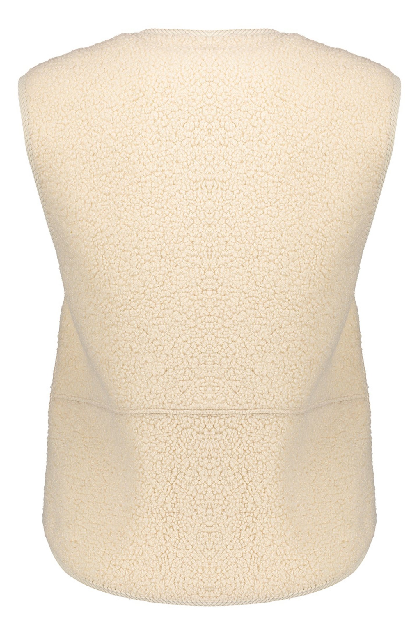 GILET TEDDY + ZIPPER CREAM 2
