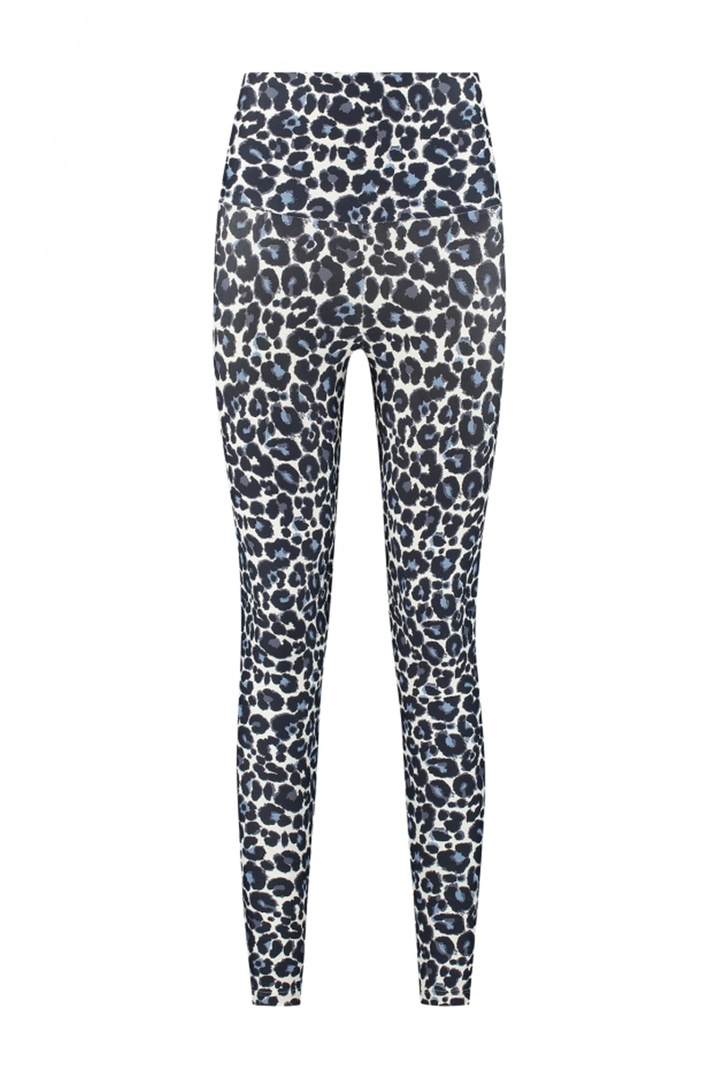CLASSIC LEGGINGS HIGH WAISTBAND LEOPARD SUMMER BLUE 3