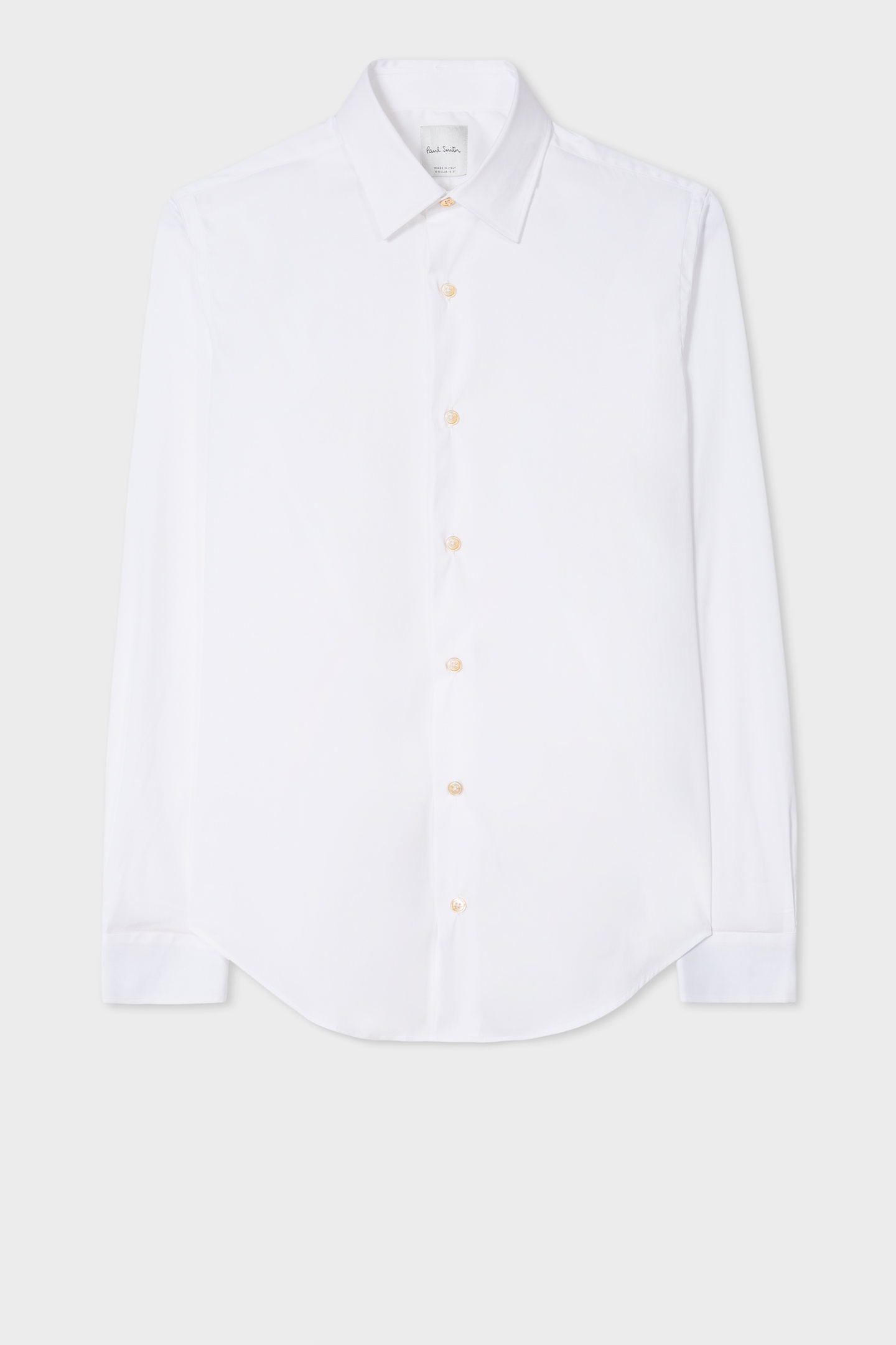 GENTS S/C SUPER SLIM SHIRT WHITE 4