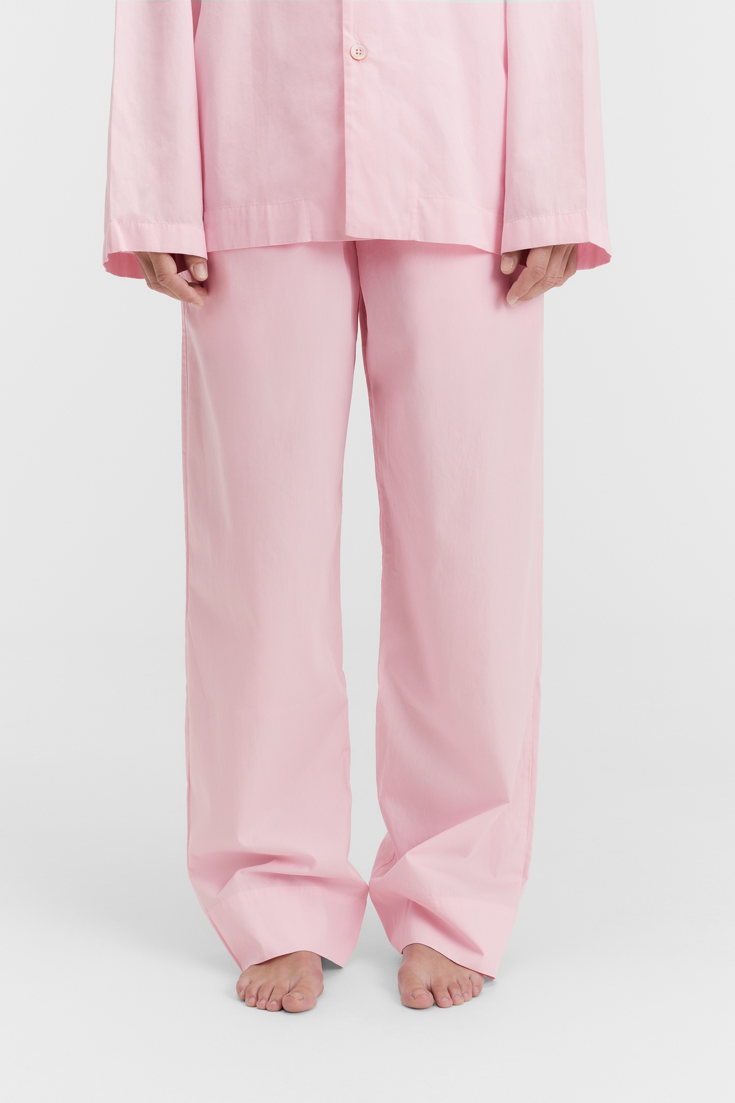 UNISEX POPLIN, PYJAMAS PANTS SOFT PINK 2
