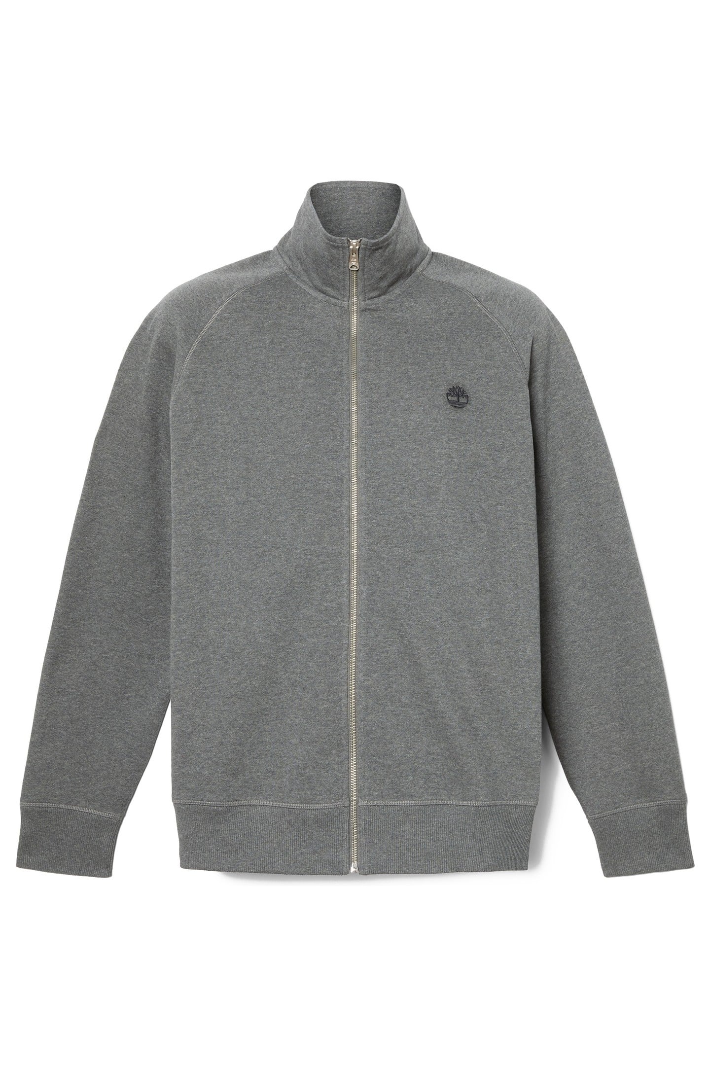 EXETER RIVER BRUSHED BACK FULL ZIP FUNNEL NECK DARK GREY 3