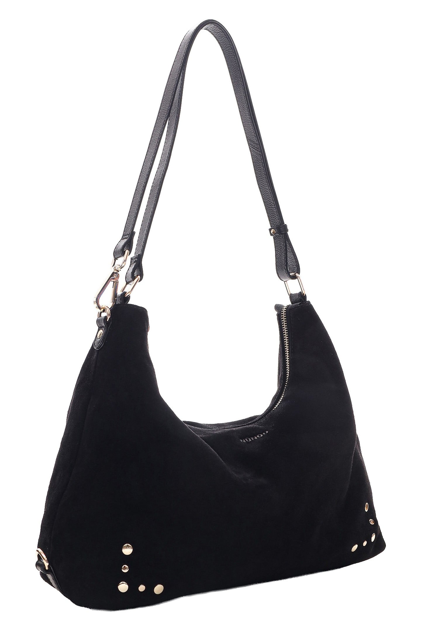 RIO SUEDE BLACK W. GOLD 3