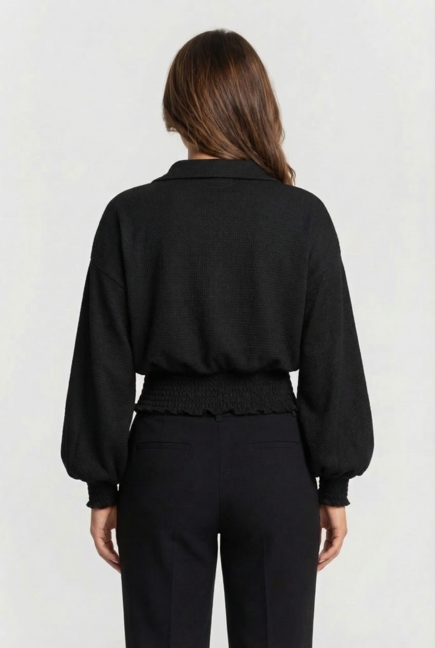 LOLLAND BLOUSE DEEP BLACK 2