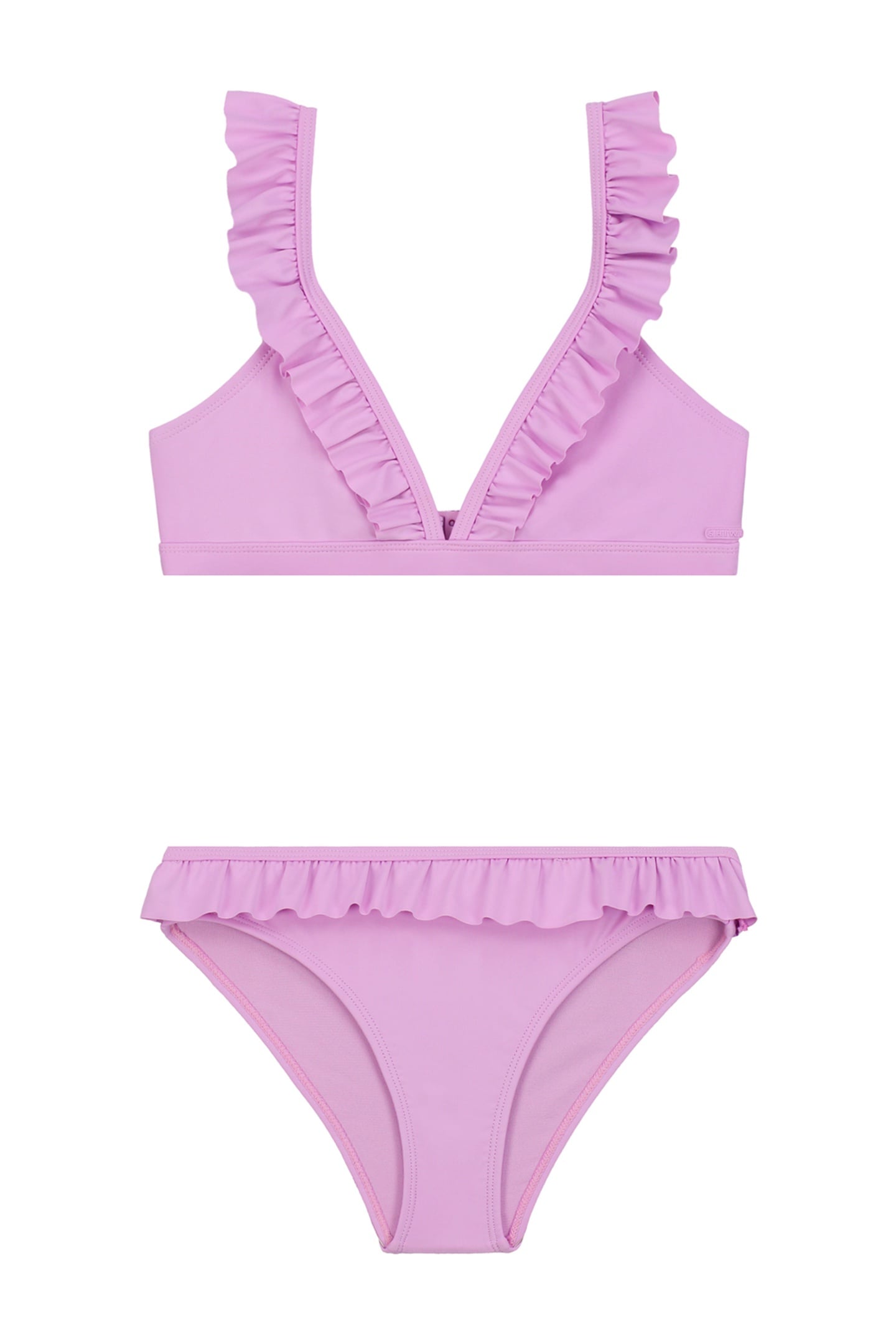 GIRLS BELLA BIKINI SET SHEER LILAC 1