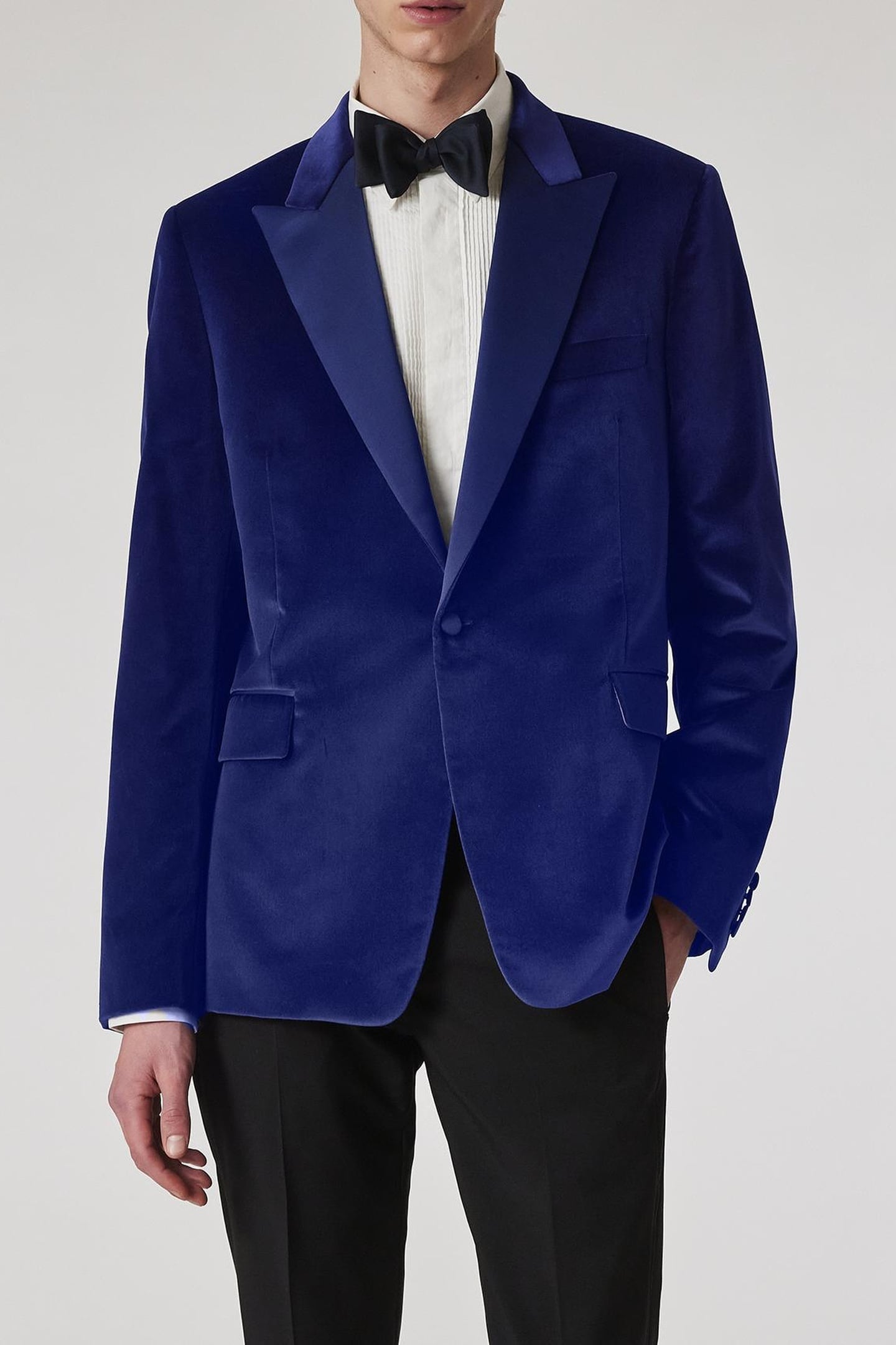 GENTS TAILORED FIT 2 BTN JACKET INKY 1