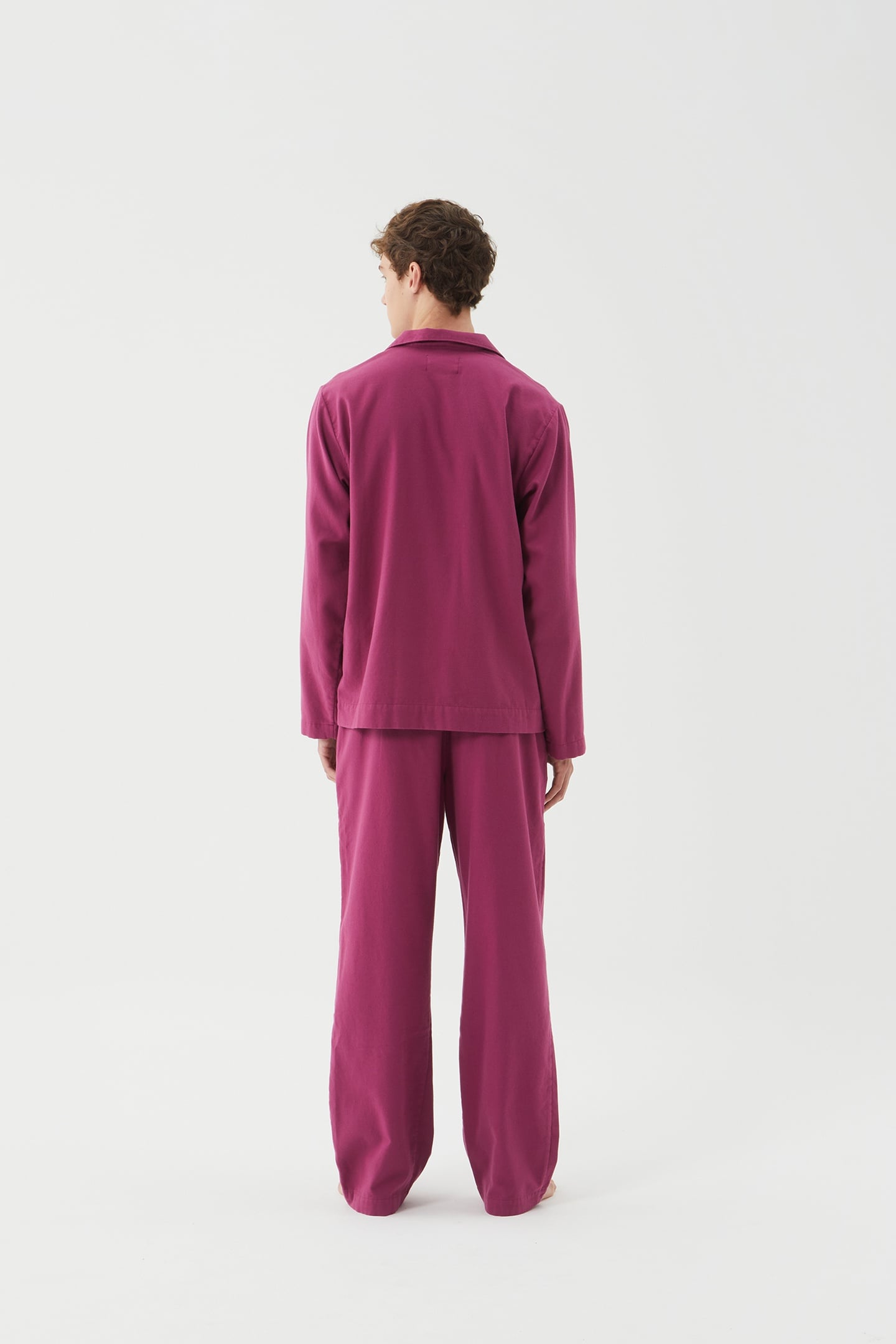 UNISEX FLANNEL, PYJAMAS SHIRT GRAPE 8