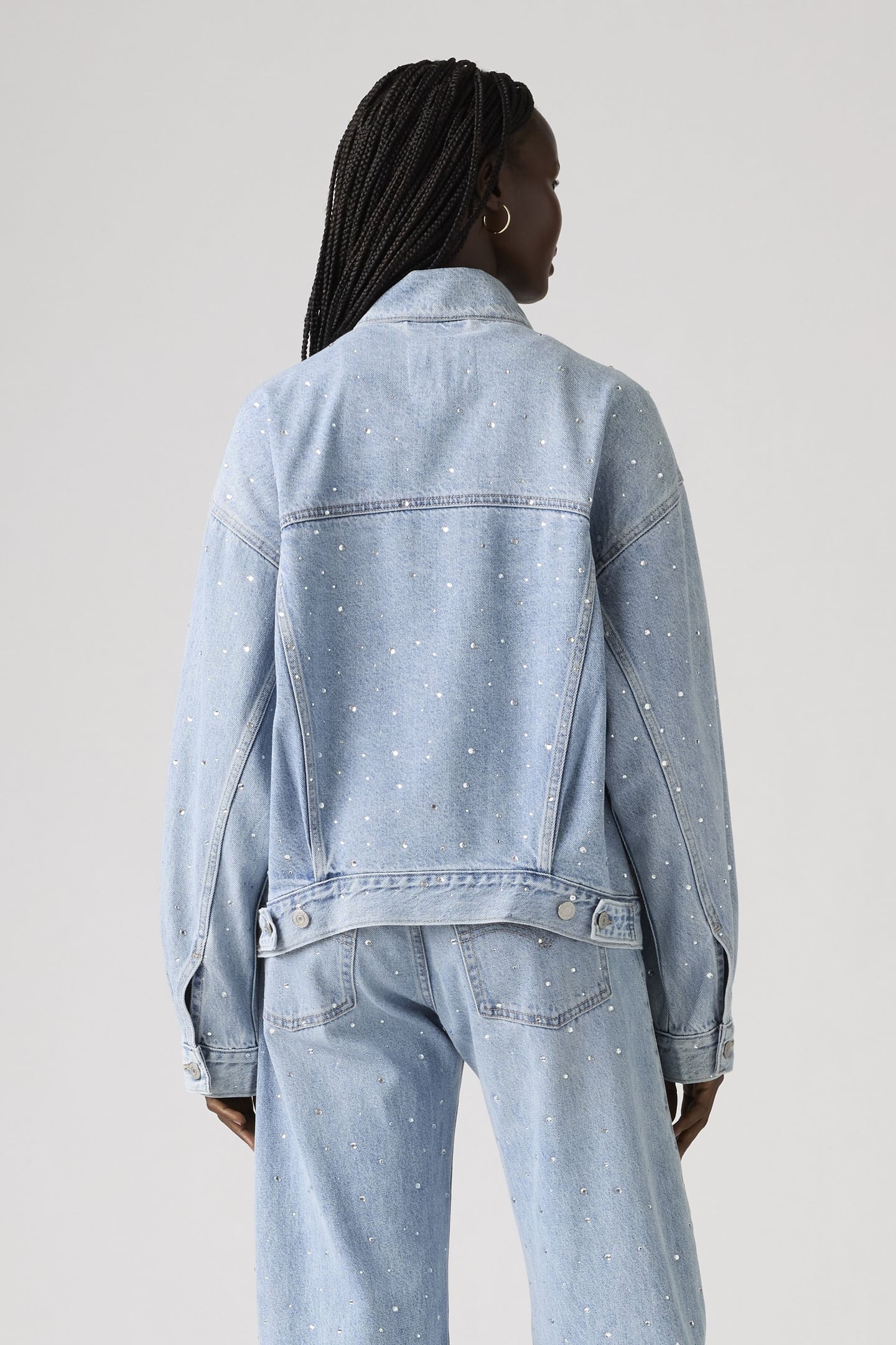 90S TRUCKER JACKET BLUE 2