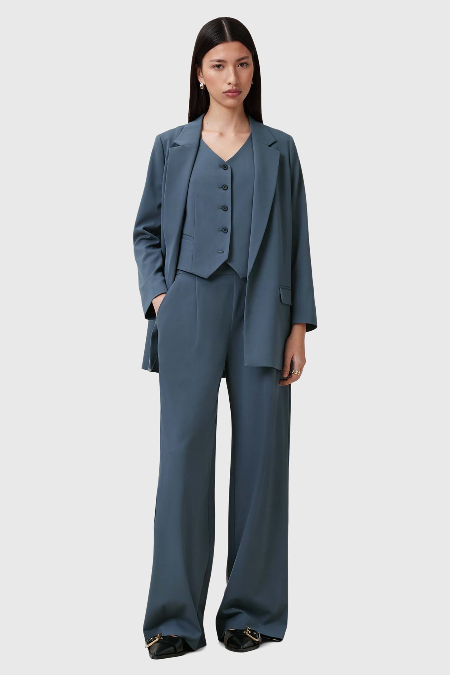 ALEIDA TRI WAISTCOAT TURBULENCE GREY 3