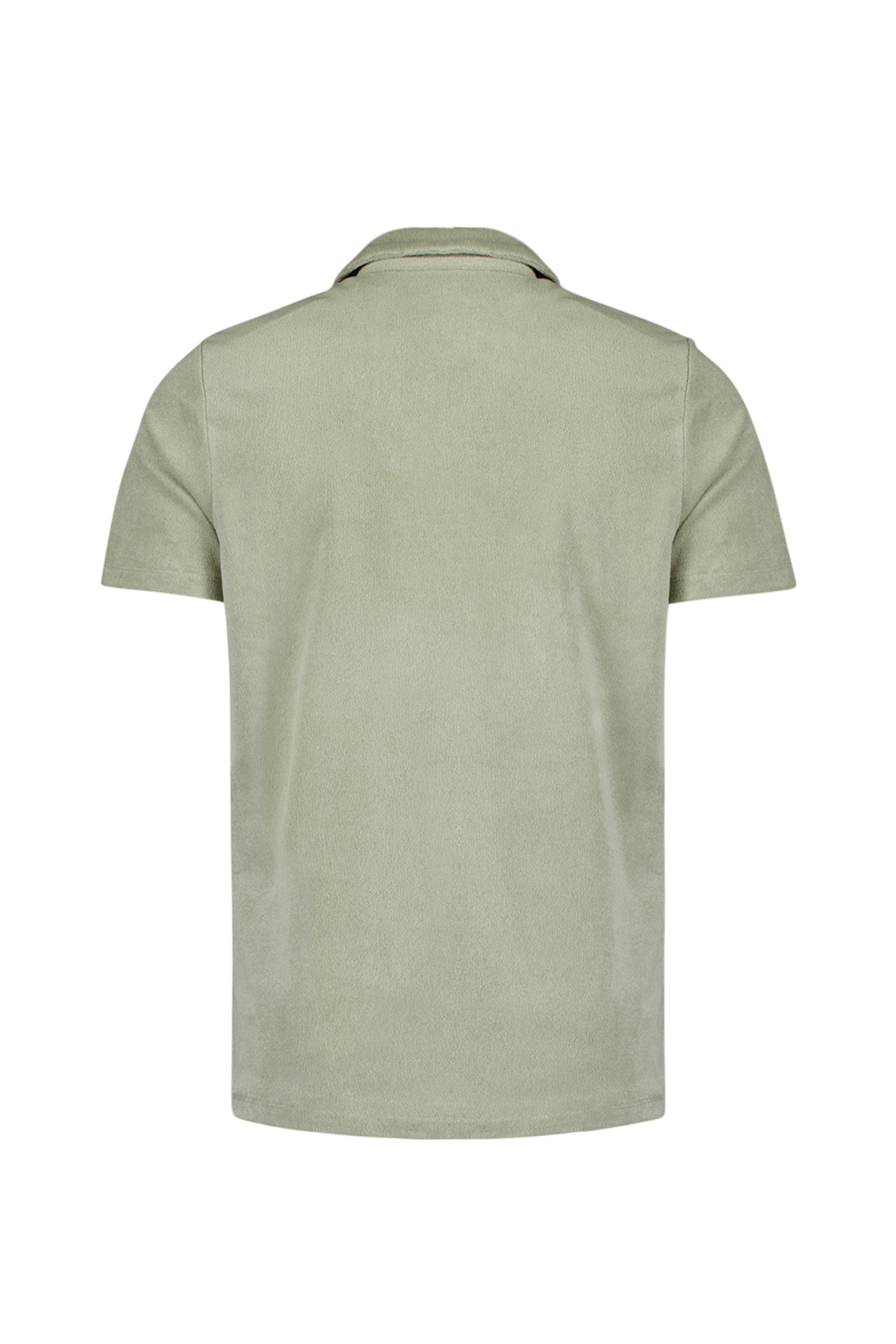 POLO REVERS SOLID TERRY KNIT SMOKE 6