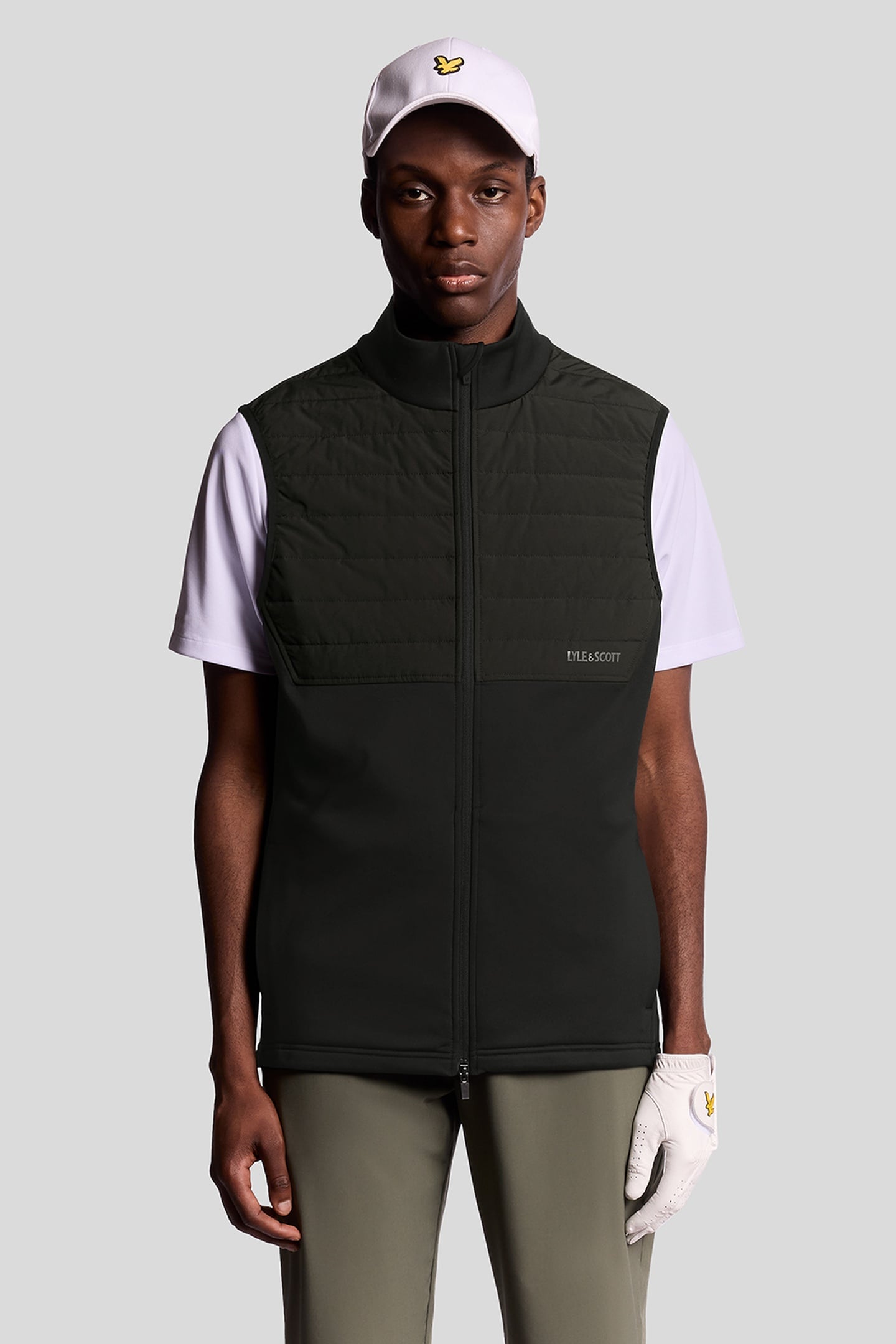 GOLF WINDJAMMER FULL ZIP VEST JET BLACK 2