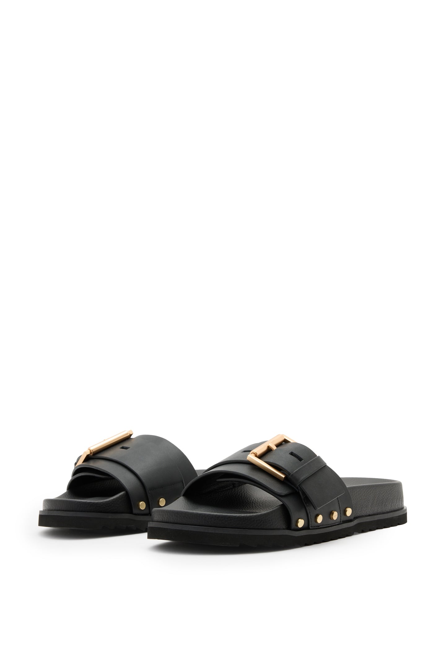 ELLIE STUD SLIDER BLACK 2