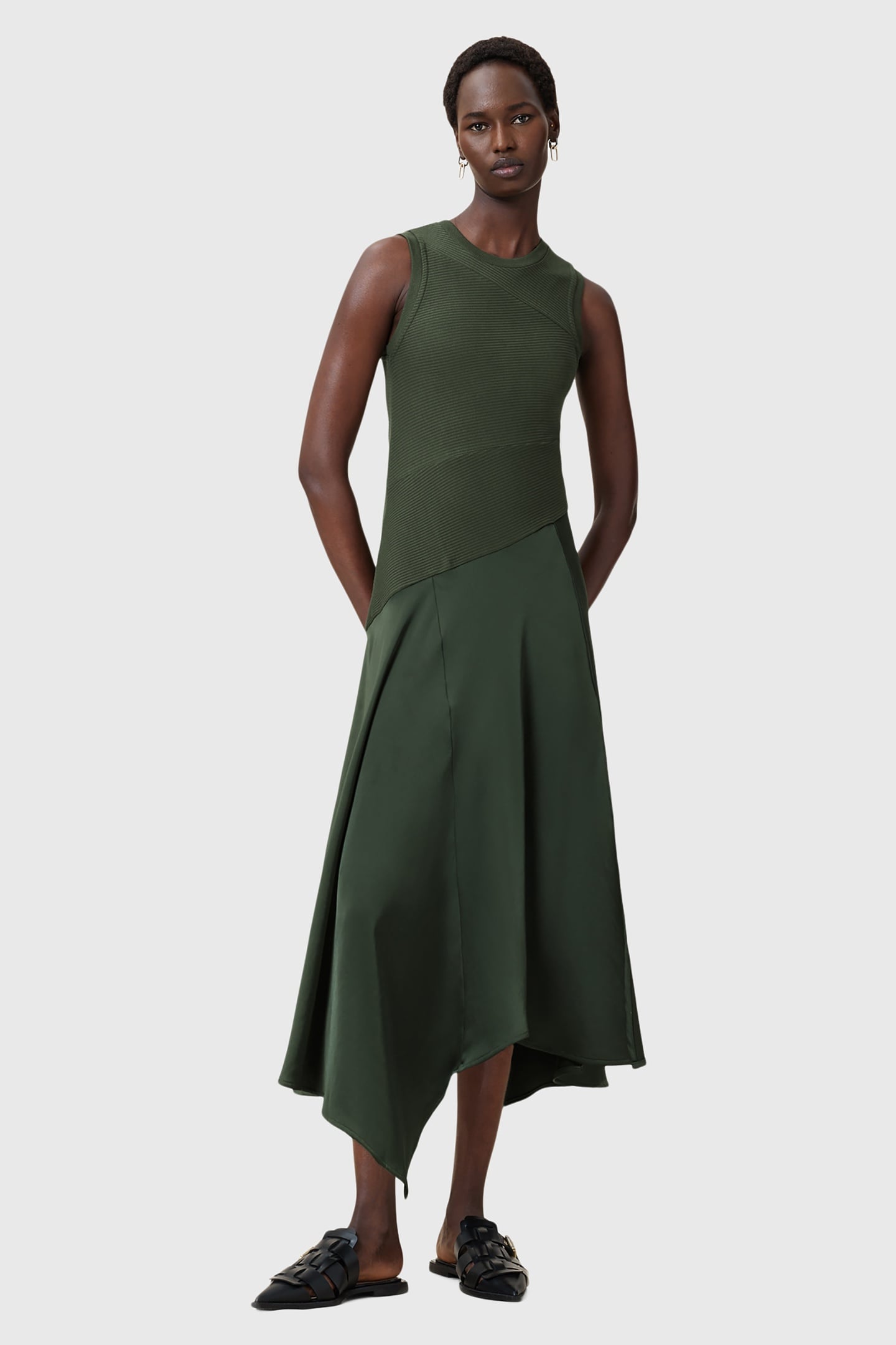 PIA SATIN DRESS RIFLE GREEN 1