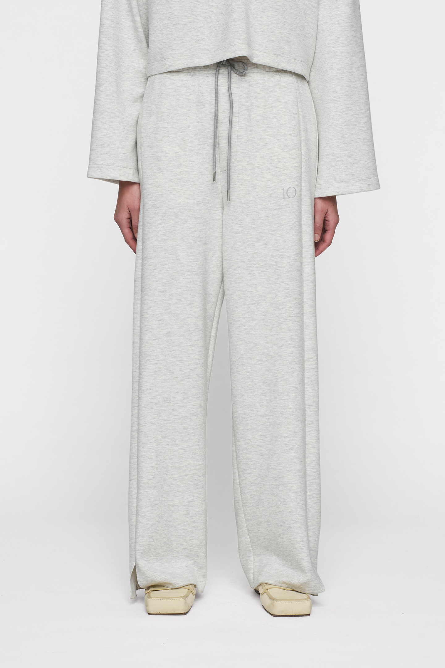 SOFT SCUBA PANTS WHITE GREY MELEE 6