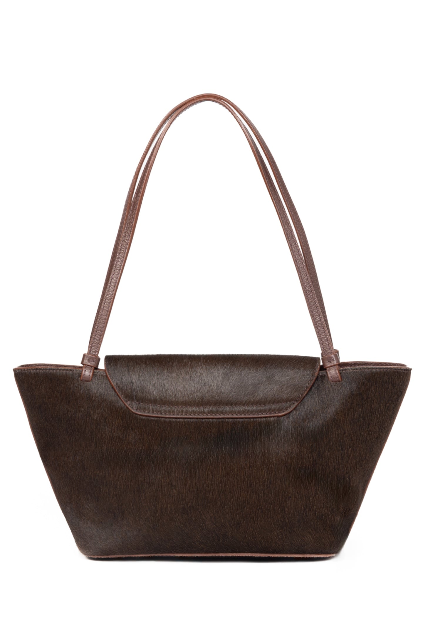 COURRIER TOTE CALF LEATHER DARK BROWN 2