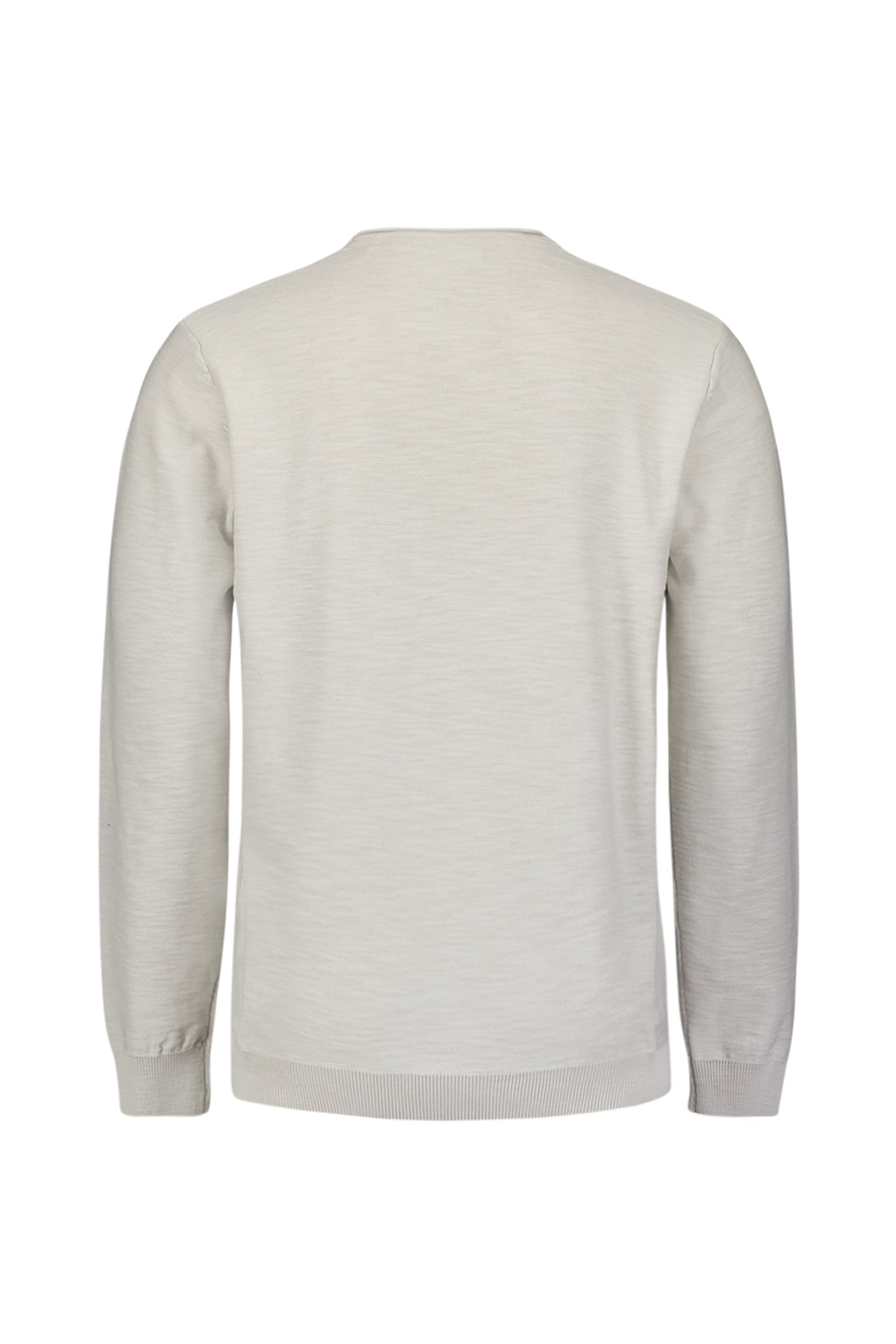 PULLOVER CREWNECK GARMENT DYED + STONE WASHED CHALK 5