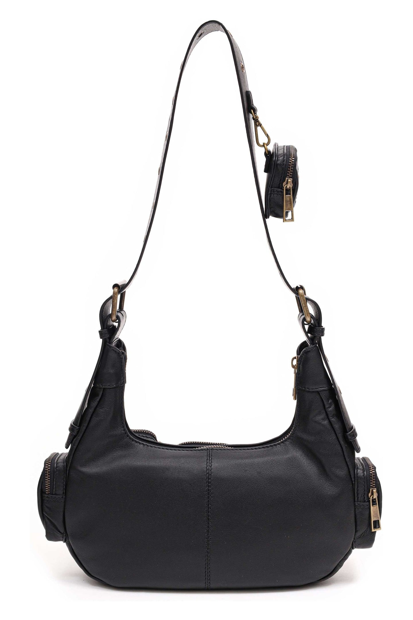 SALLY SMALL POCKET SHEEP BLACK W. GOLD 3