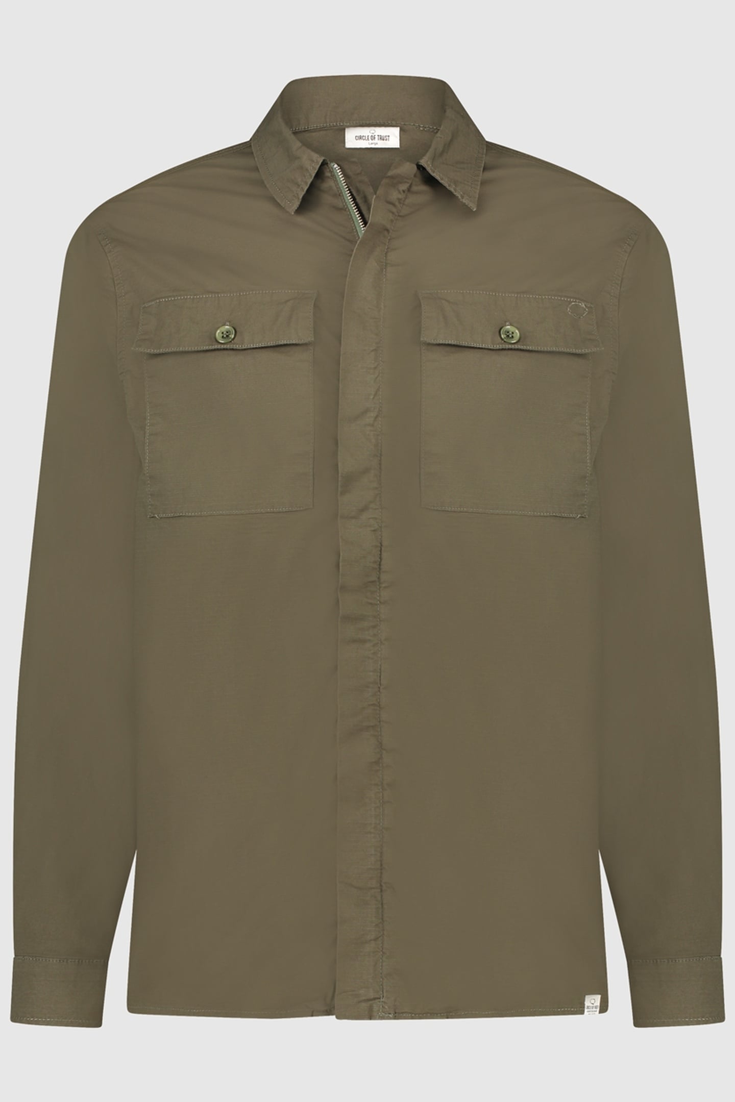 HAMILTON OVERSHIRT OLIVE LEAF 1