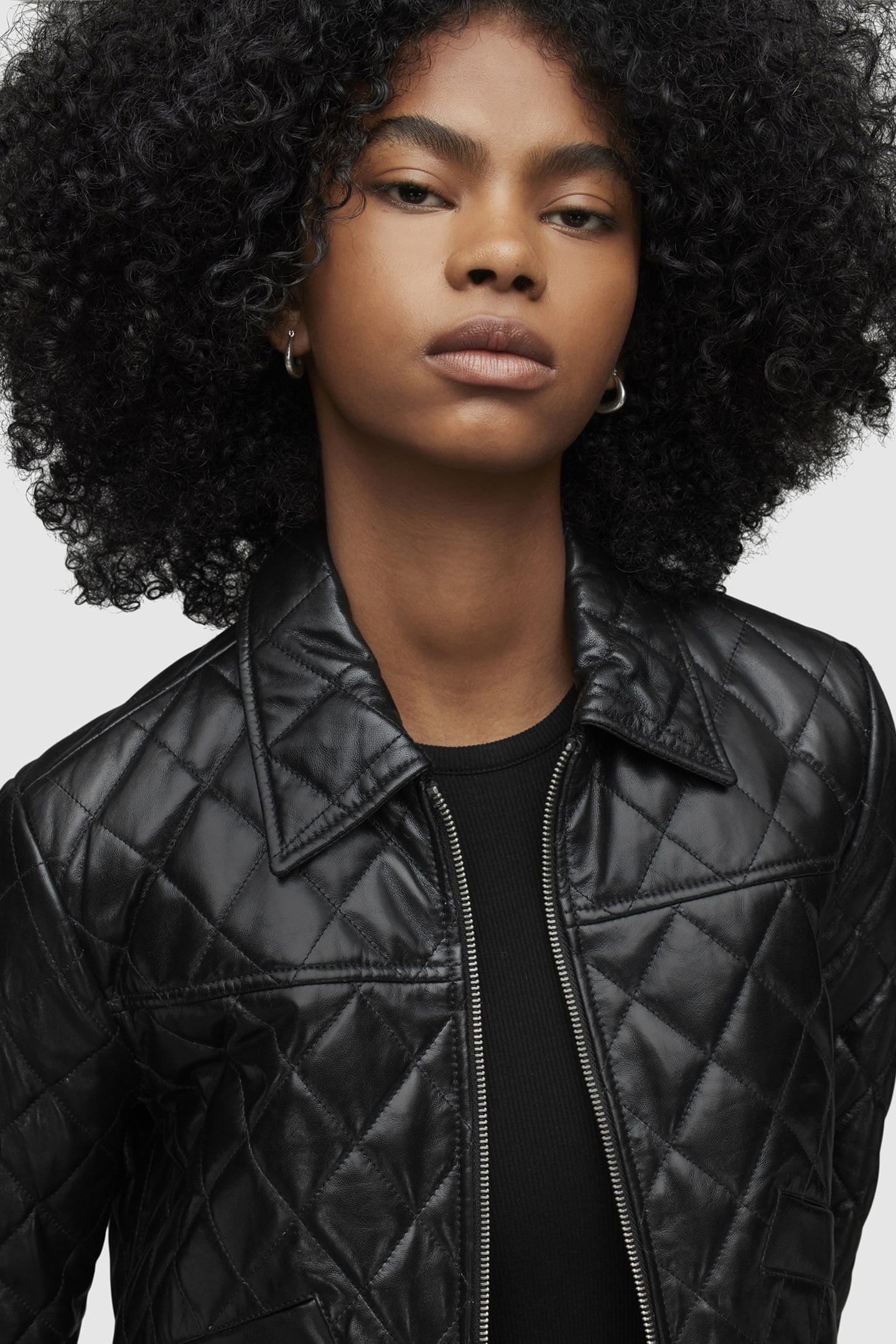 QUINN BOMBER HIGH SHINE BLACK 7