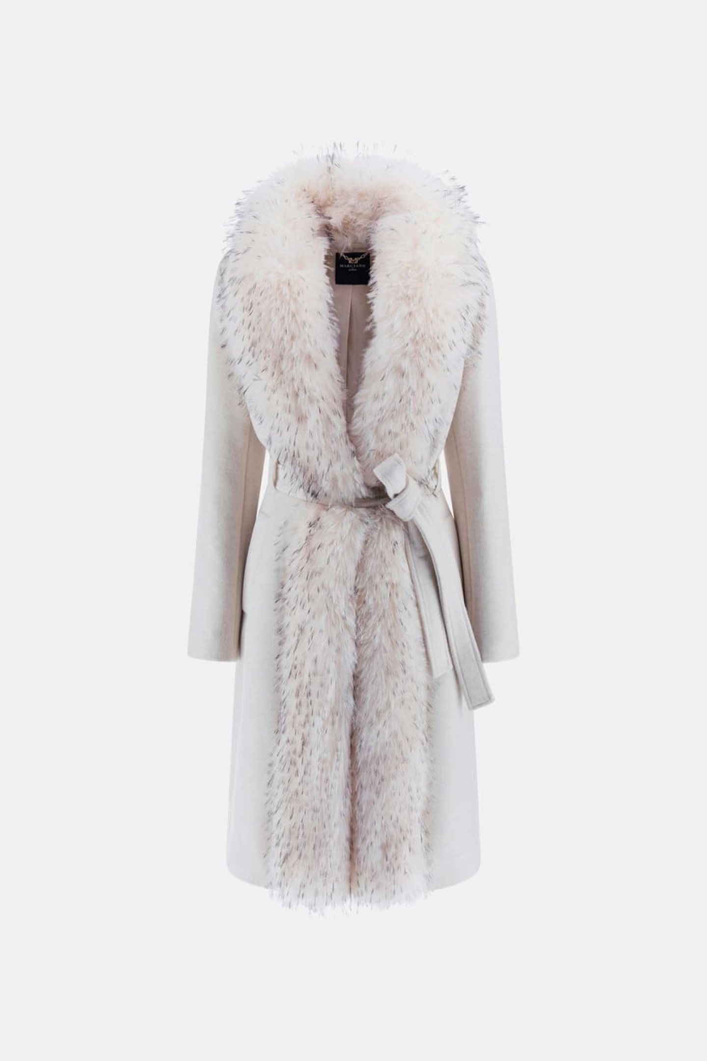 MARCIANO BY GUESS VALERIE COAT HEATHER OFF WHITE 3
