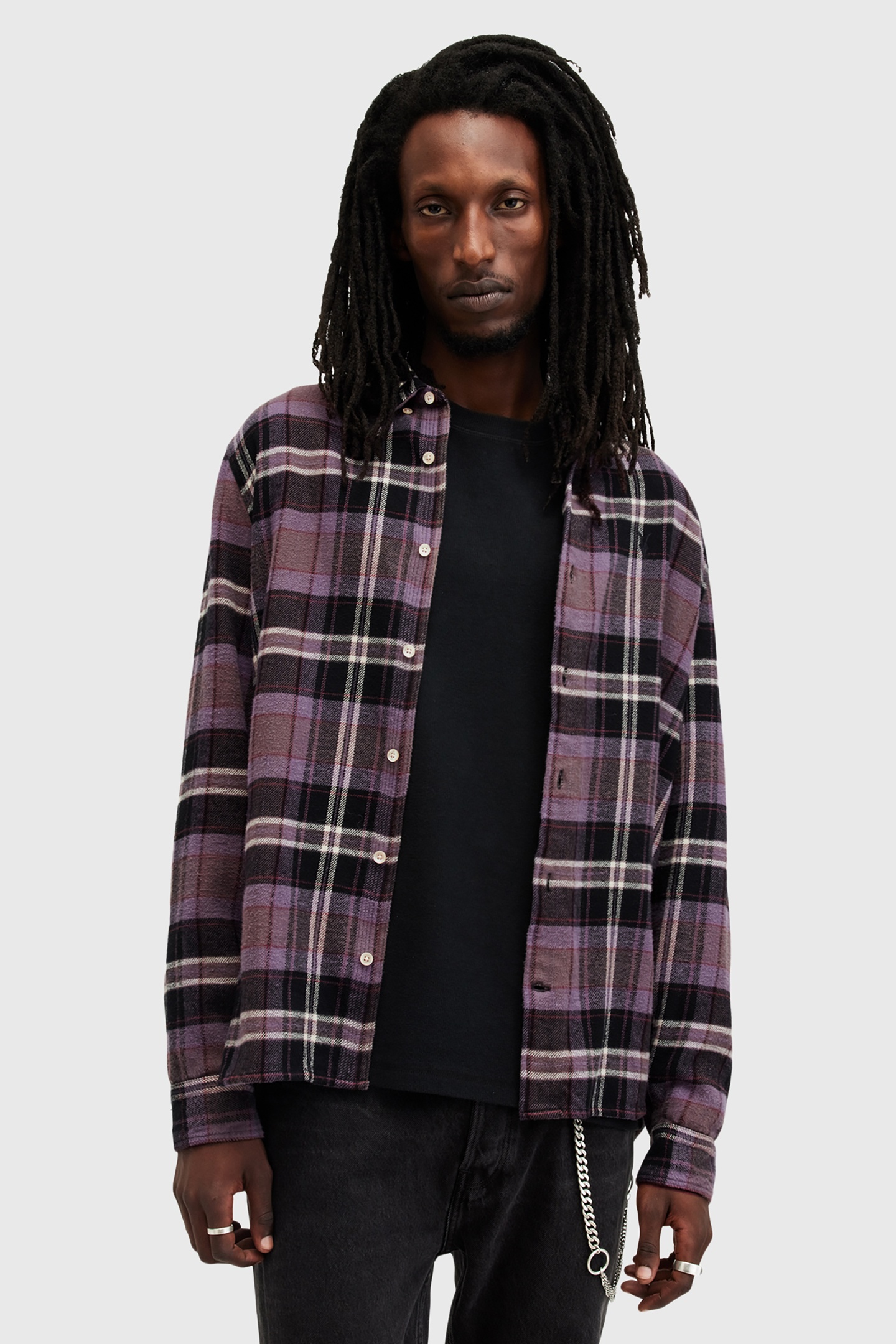BUZZARD LS SHIRT COSMIC PURPLE 3