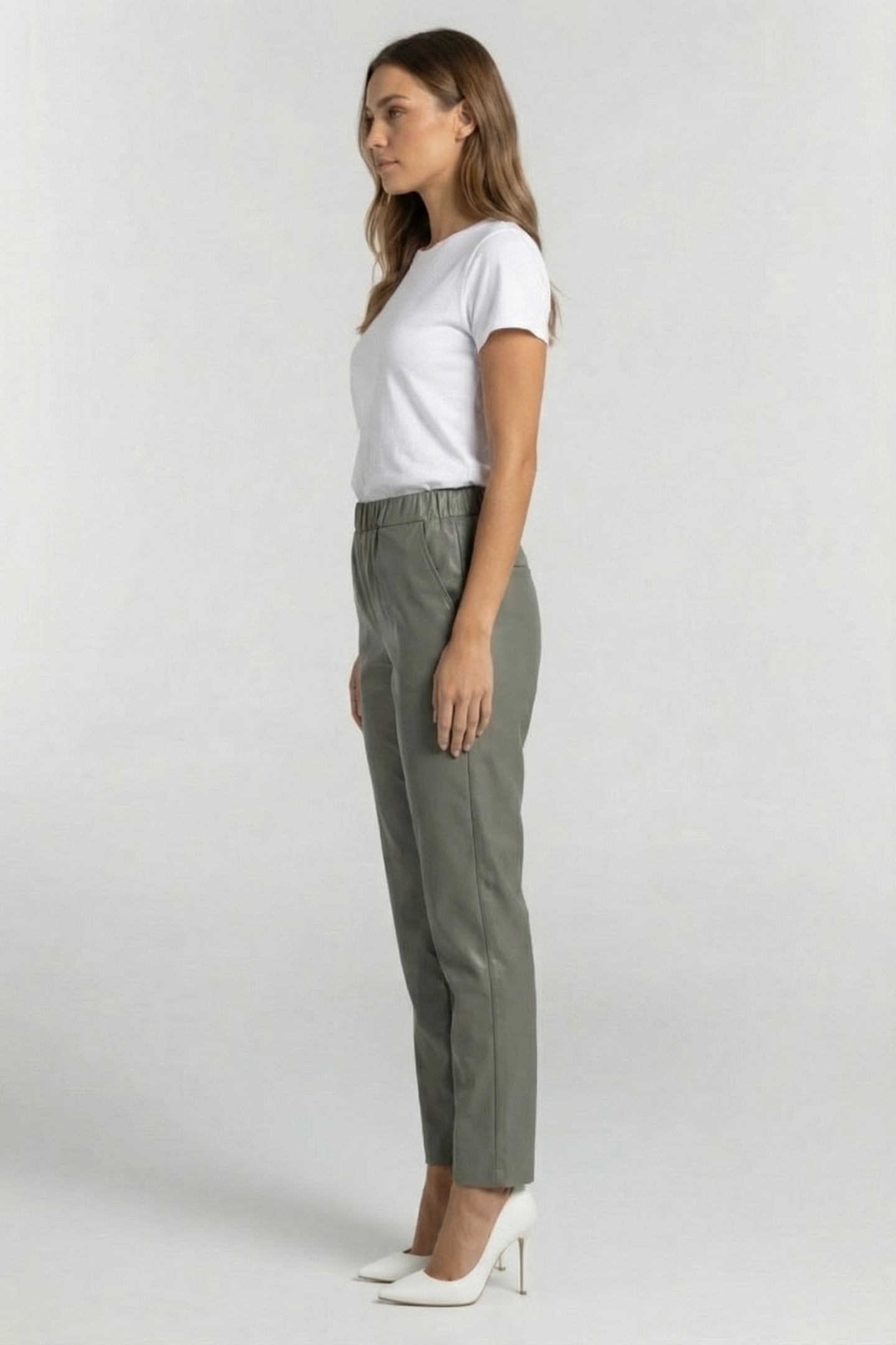 SALLY PANTS MUD GREEN 3