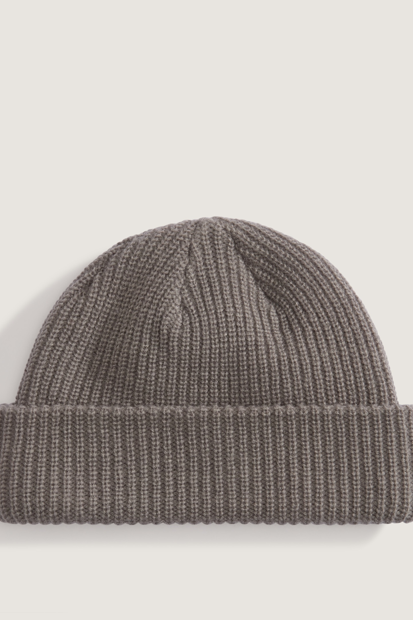 UNISEX CORE BASIC CUFF BEANIE HEATHER GREY 1