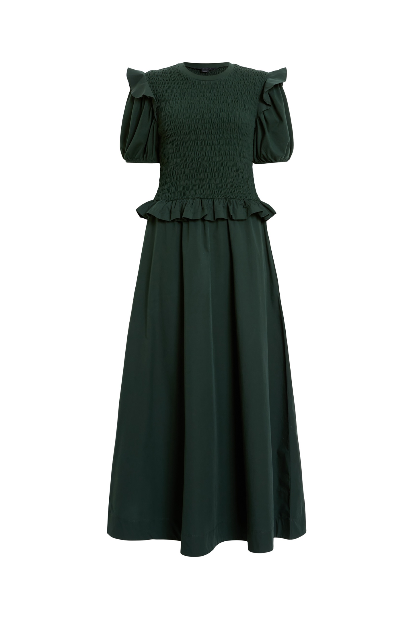 ODE DRESS DARK FOREST GREEN 4