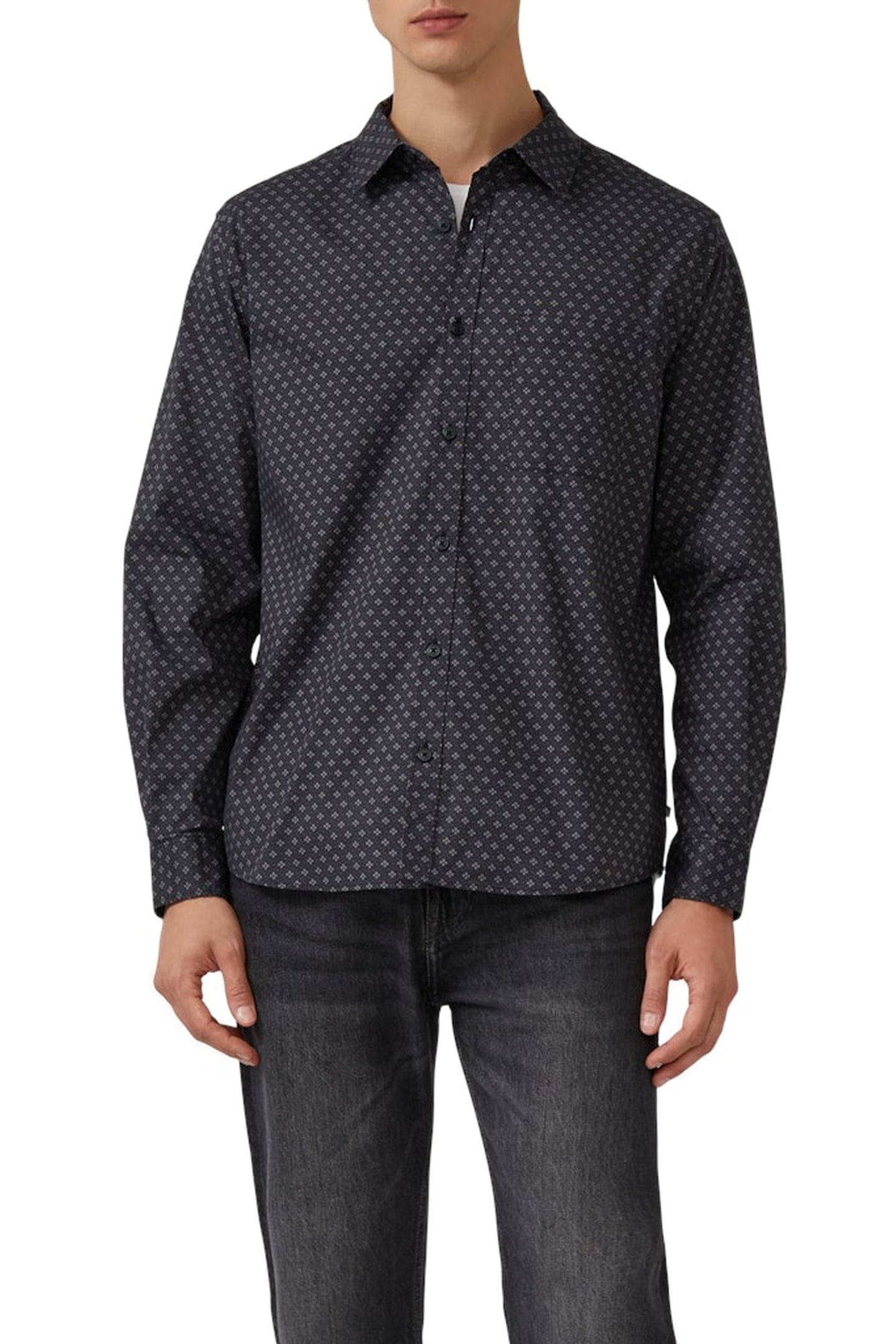 S.OLIVER SHIRTS BLACK 1