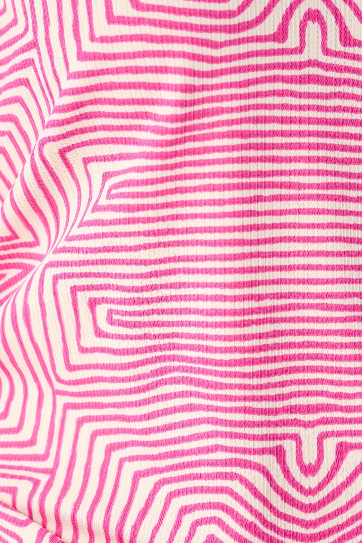 LA-SBRIB JERSEY RUFFLE TOP PINK 6