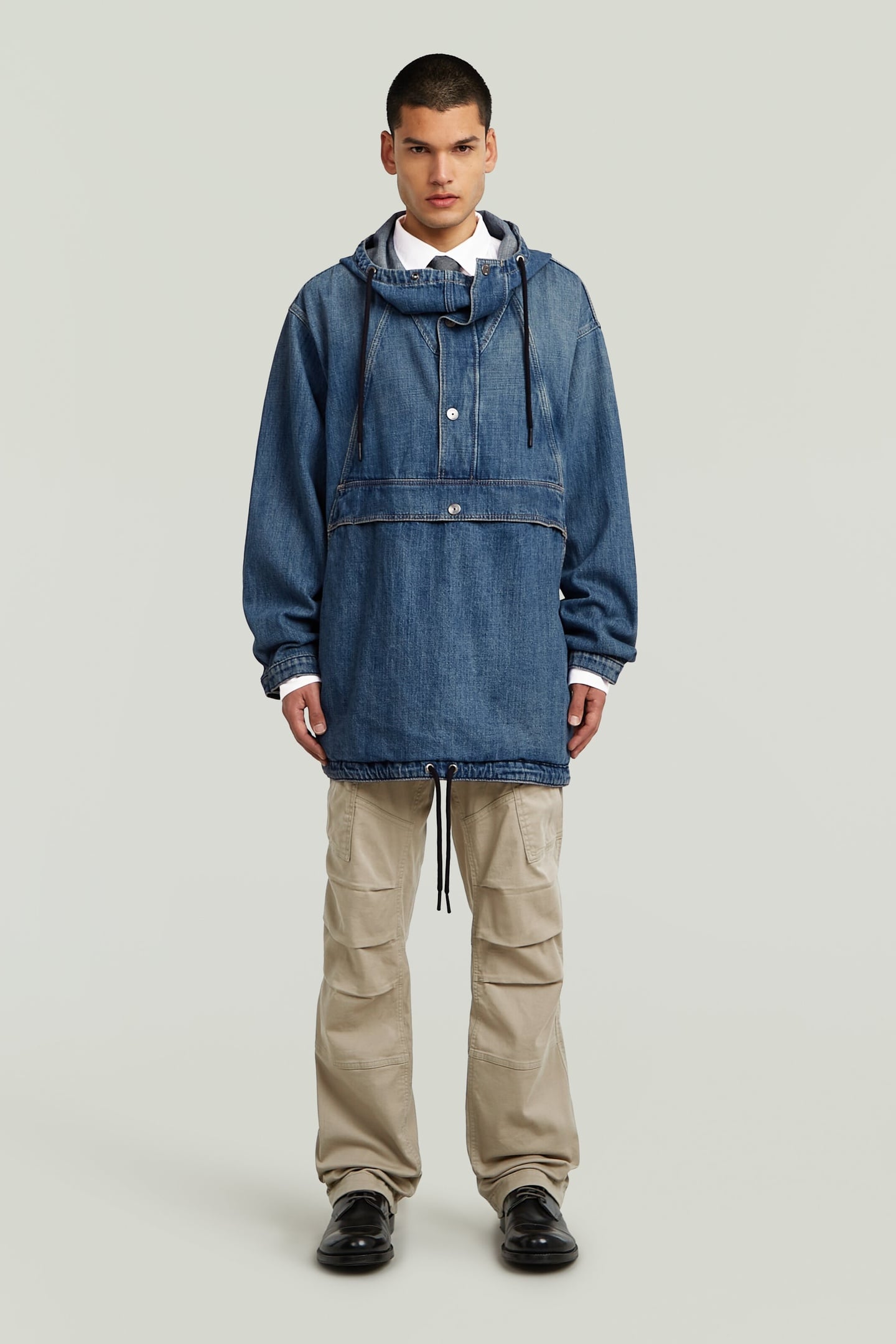 PARACHUTE HOODED ANORAK ANTIQUE FADED ARTISAN WR 1