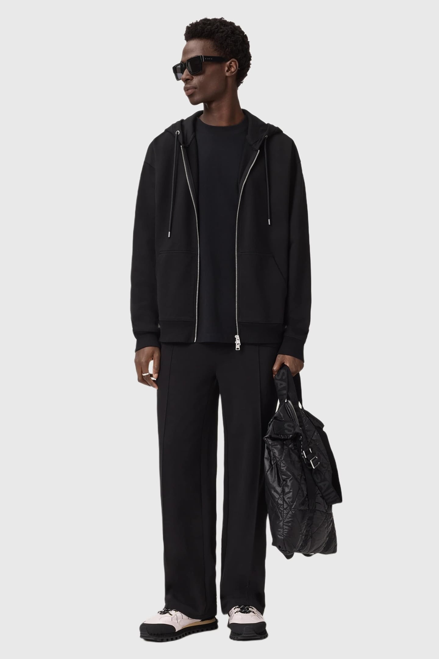 MILO ZIP HOODY JET BLACK 6