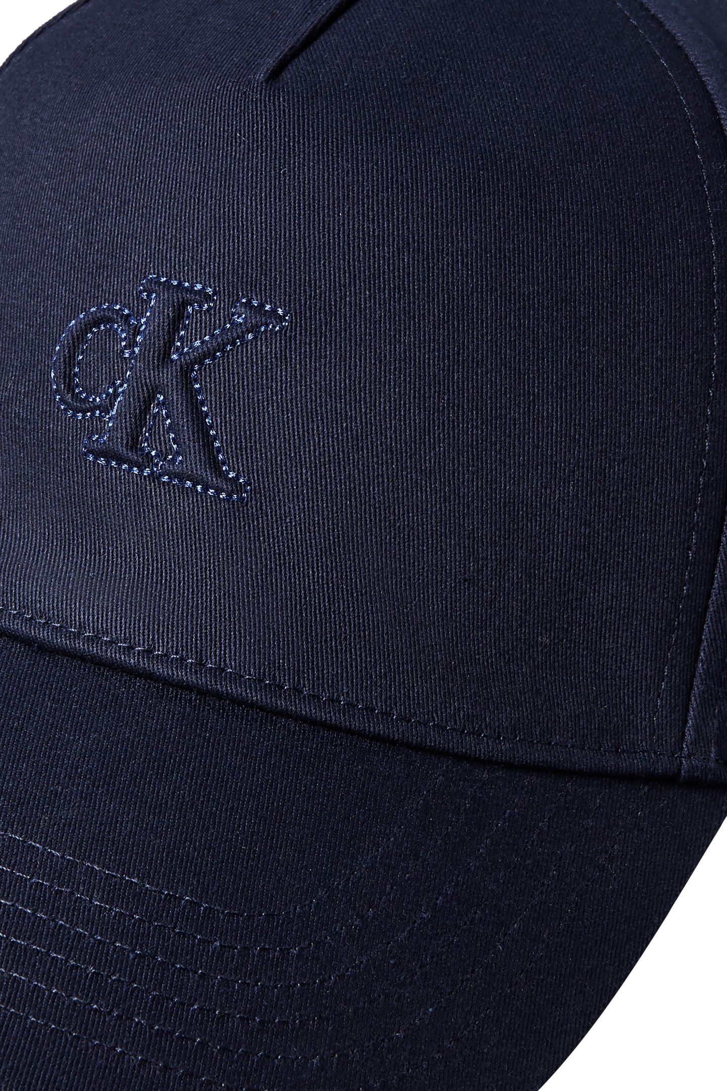 MONOGRAM SHINE EMBROIDERY CAP MARITIME BLUE 3