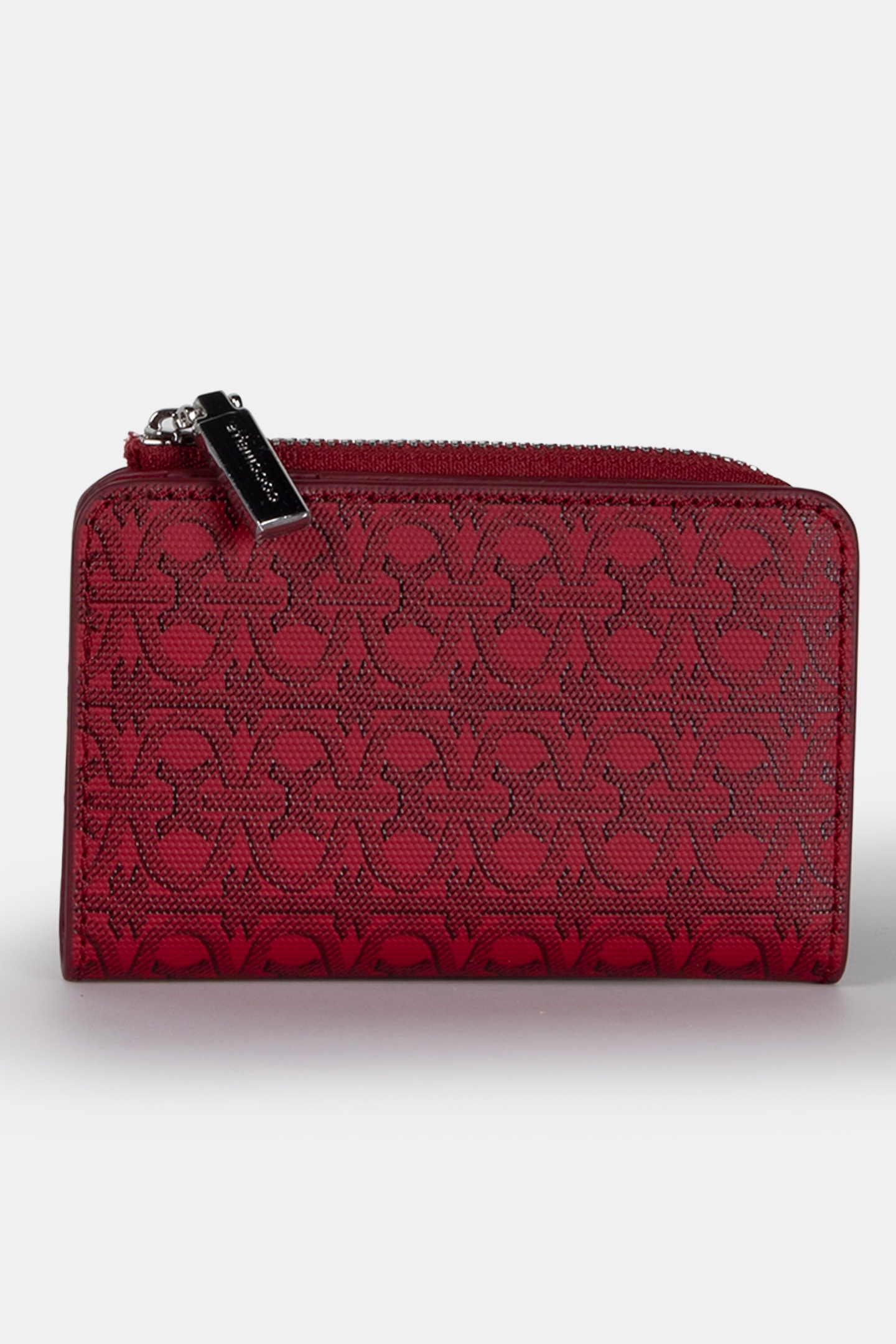 PURSE IN RED MULTI PRINT 1