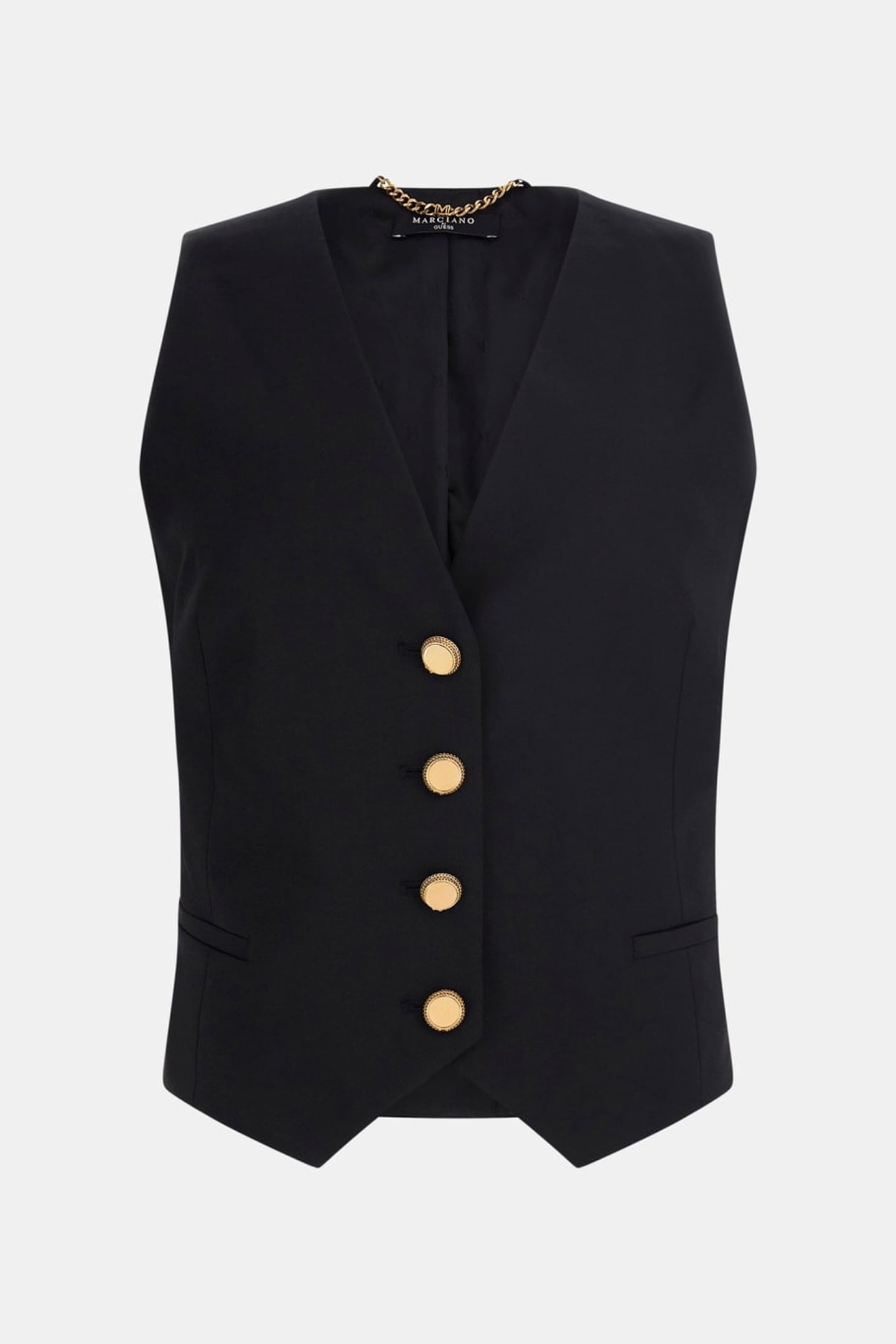 MARCIANO BY GUESS IRINA VEST JET BLACK 5