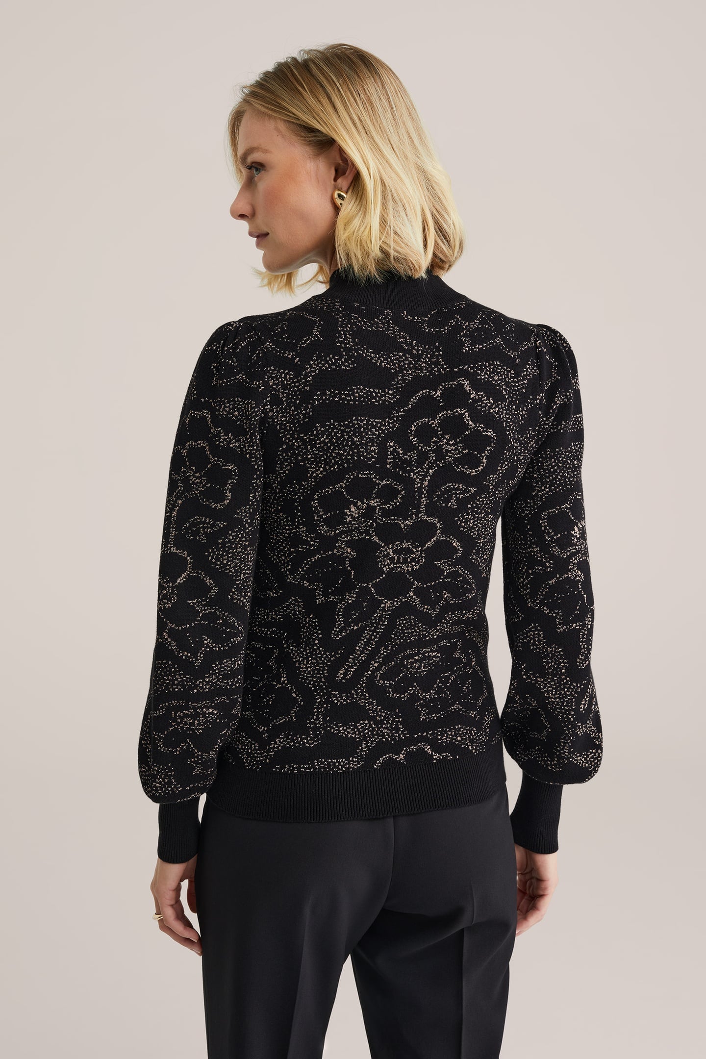 KNITTED PULLOVER BLACK 2