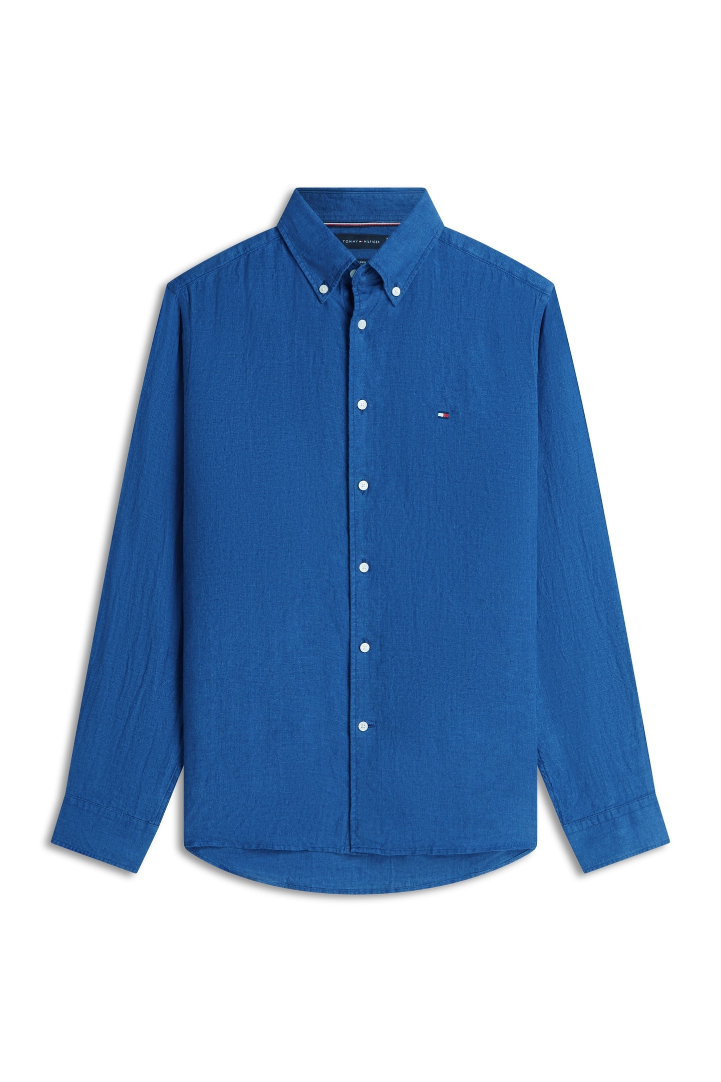 PIGMENT DYED LINEN SHIRT BLUE JEAN 5