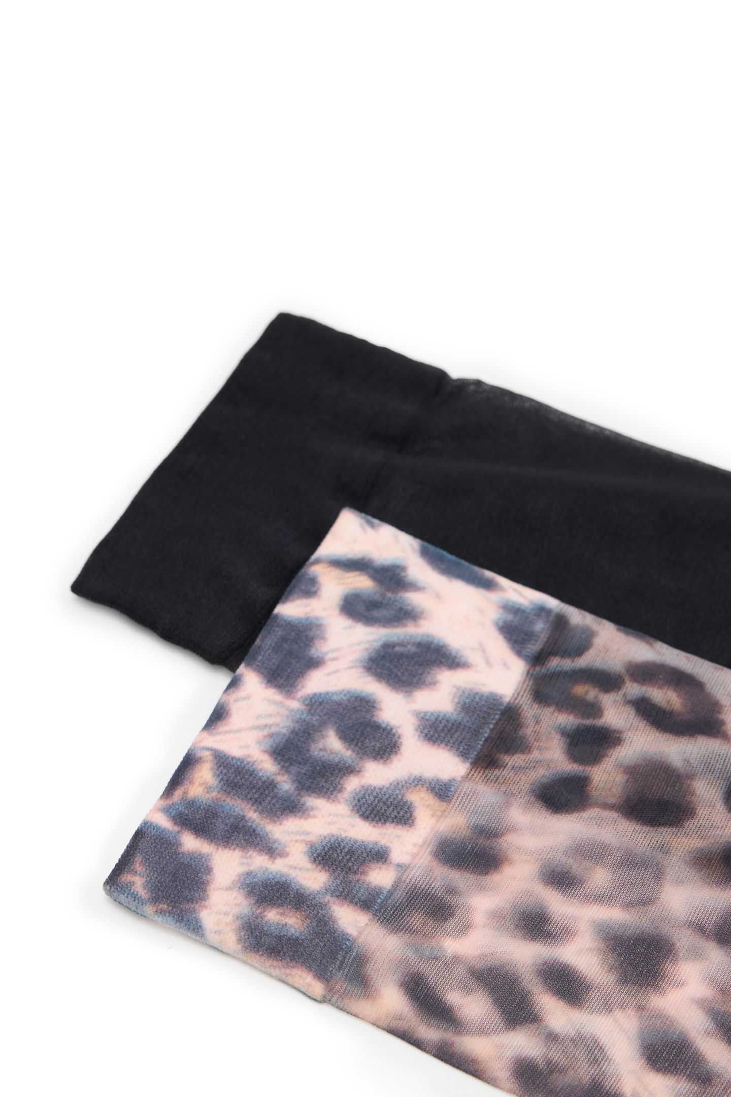 LEPPO SHEER SOCK 2PK BLACK/MULTI 2