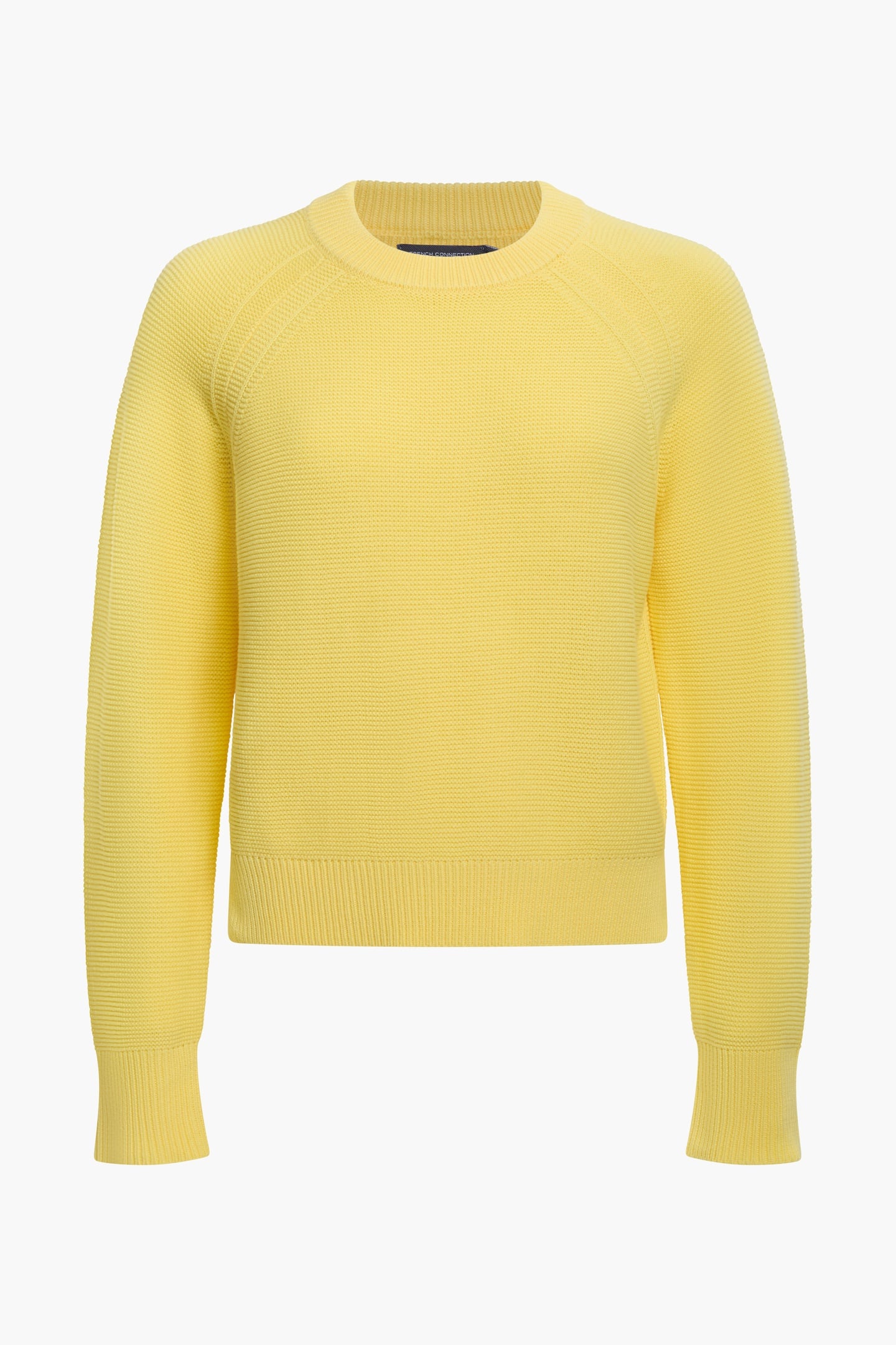 French Connection Lily Mozart L/s Jumper Butter Yellow Maat: L | Sweaters Outlet | Dames | Geel