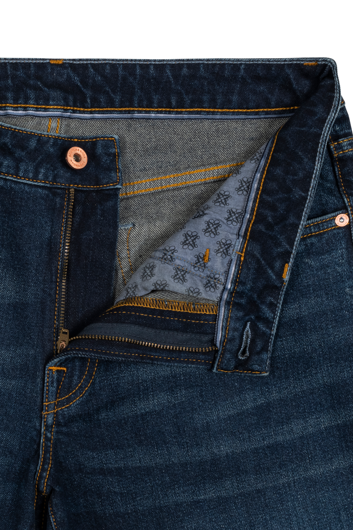 HAARLEM STRAIGHT FIT DENIM DWIGHT WASH (INDIGO) 4