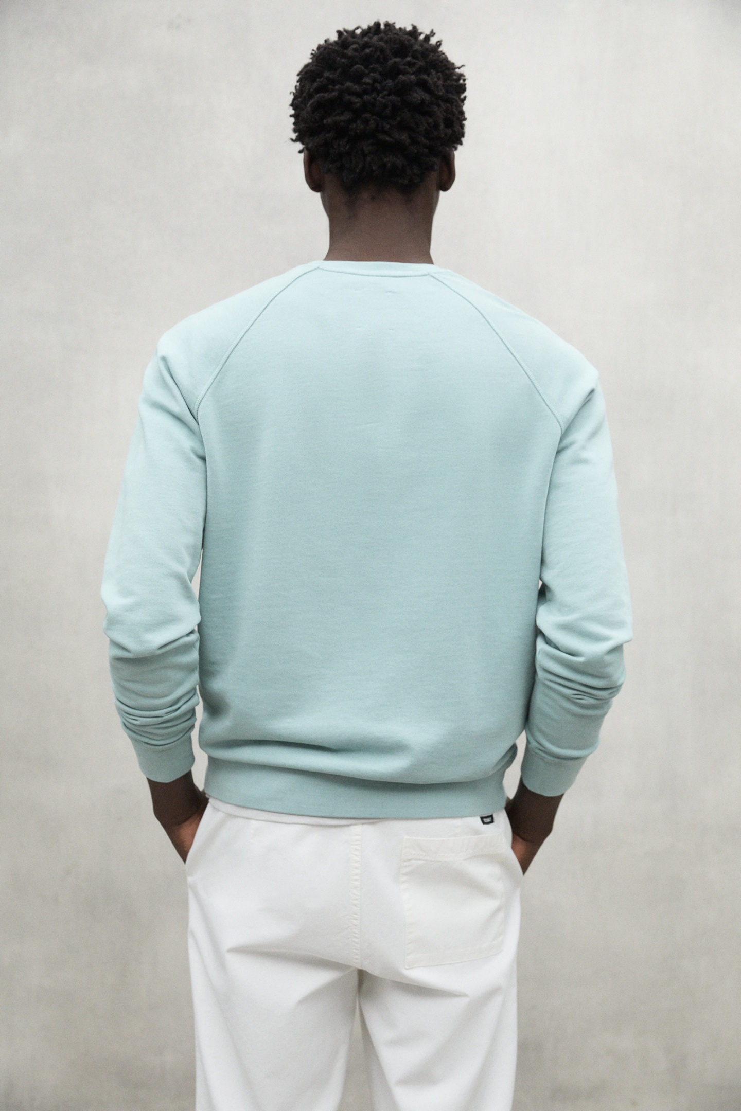 BERJAALF SWEATSHIRT WASHED GREEN 5