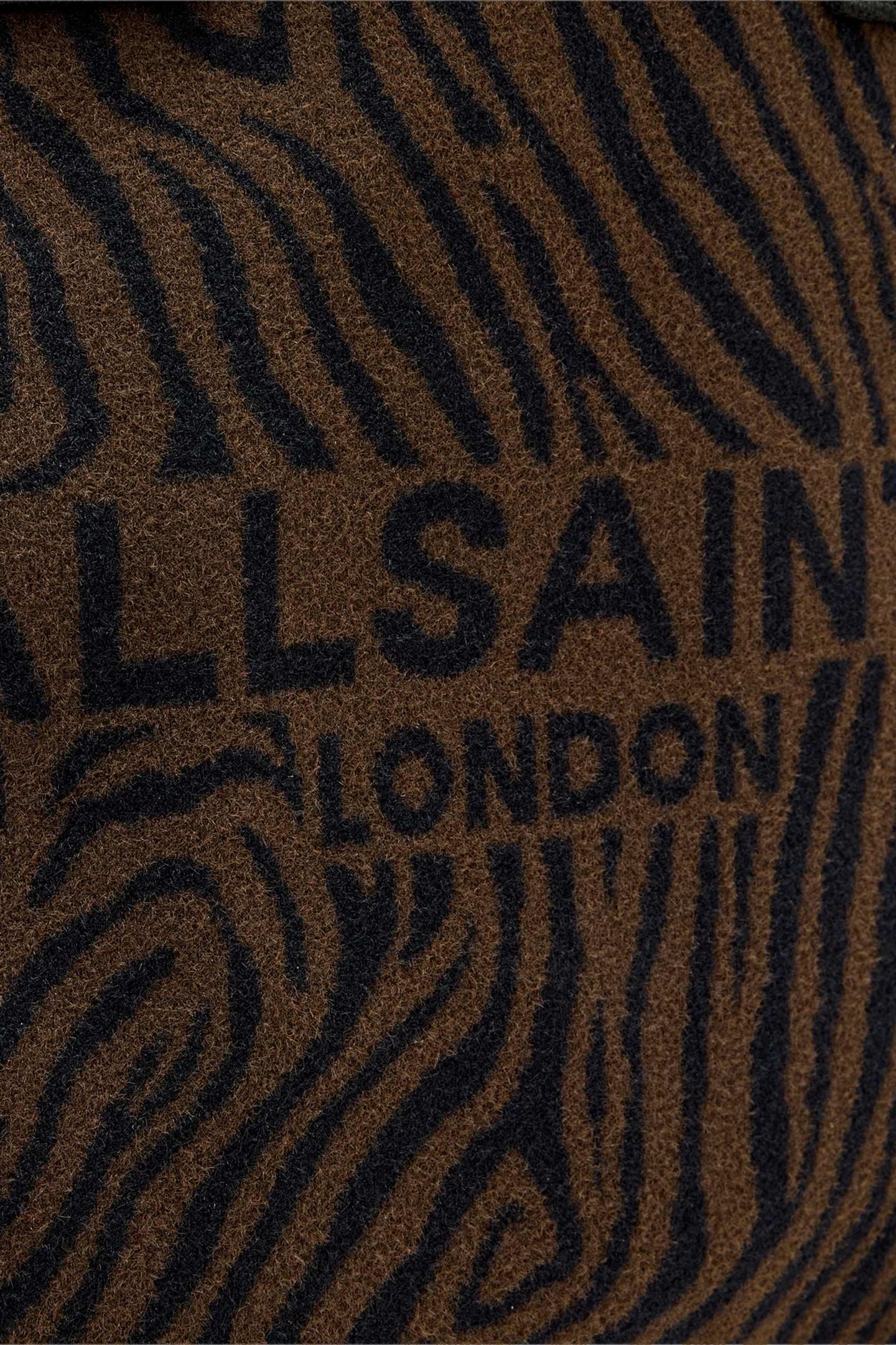 IZZY ZEBRA E/W TOTE BLACK/BROWN 7