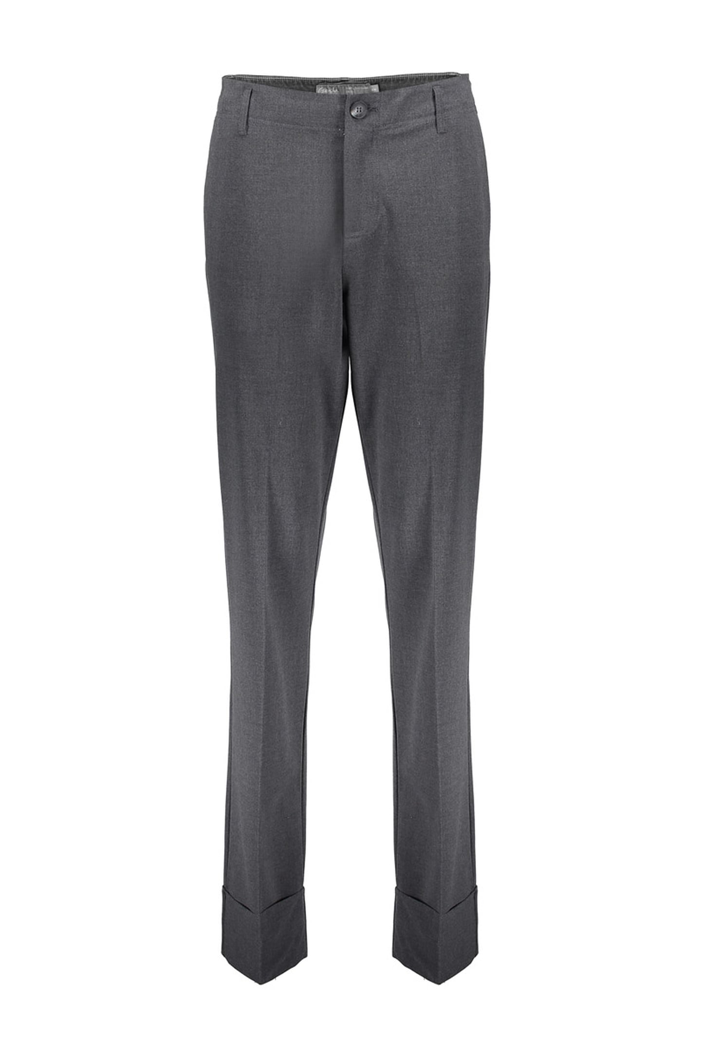PANTS BIG TURN-UP GREY MELANGE 1