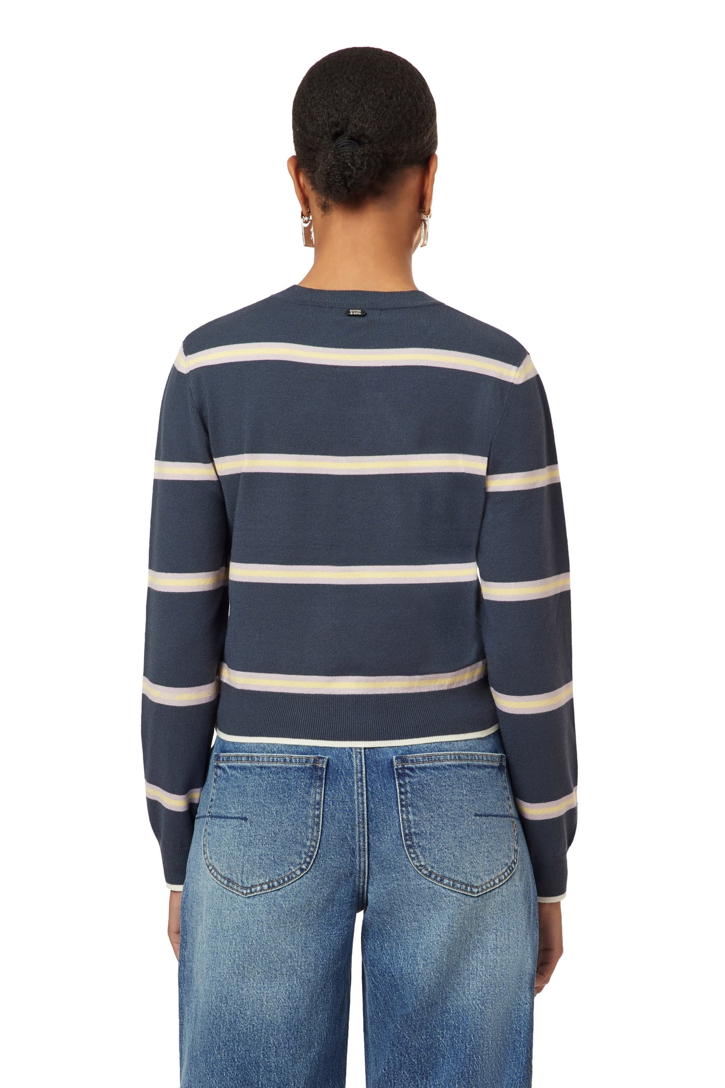 CROP PULLOVER BIG DIPPER STRIPE 5