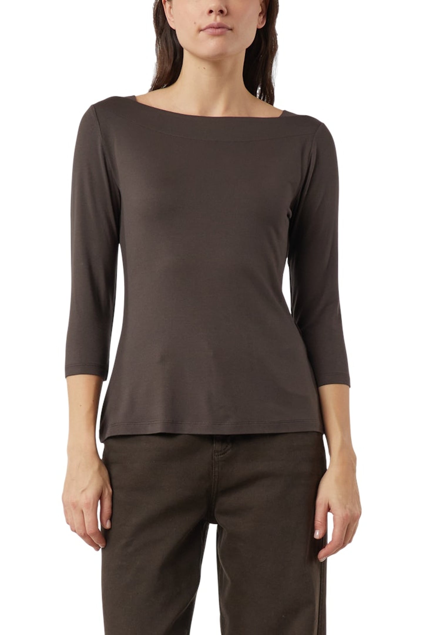 COMMA T-SHIRTS BROWN 1