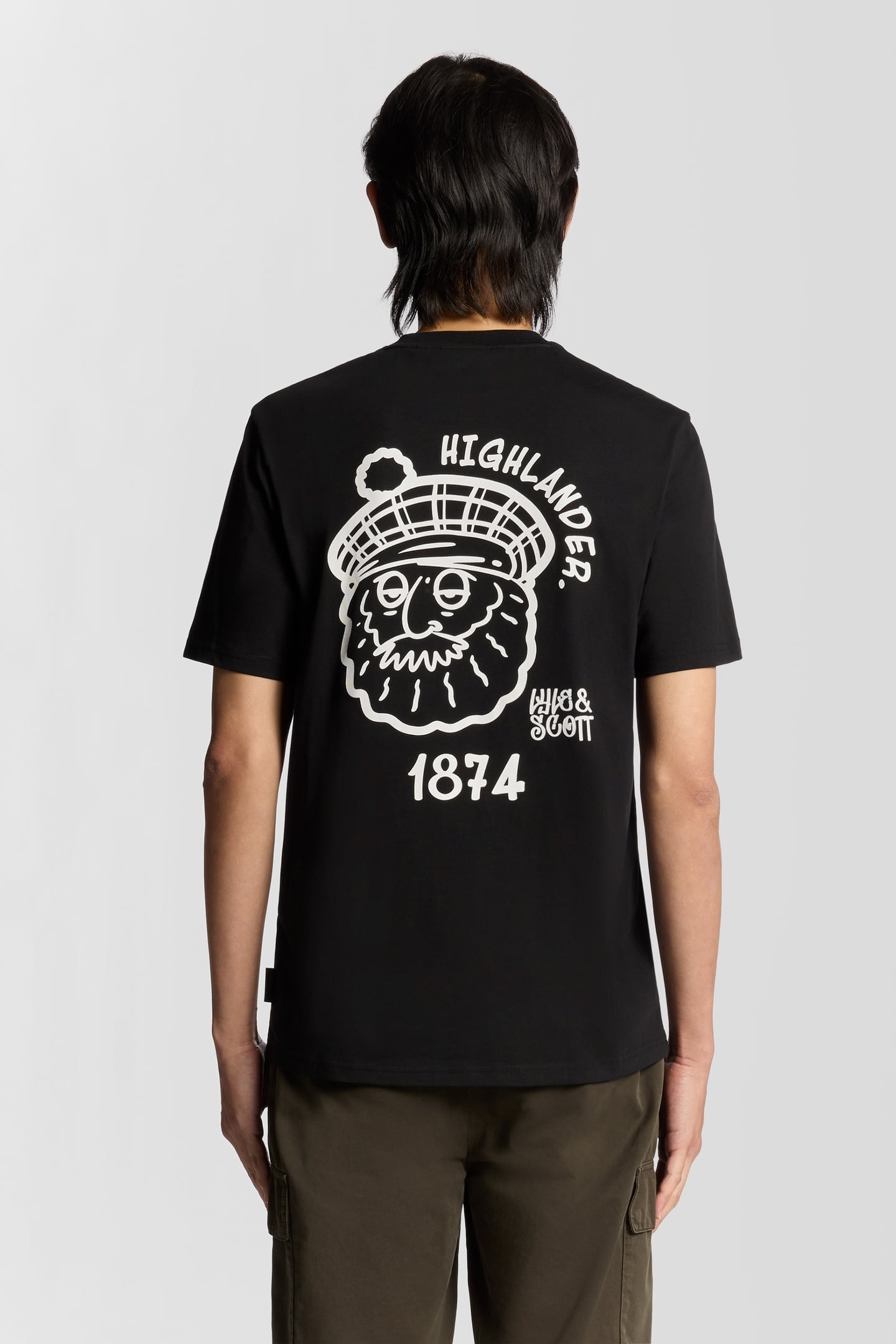 HIGHLANDER GRAPHIC T-SHIRT JET BLACK 3