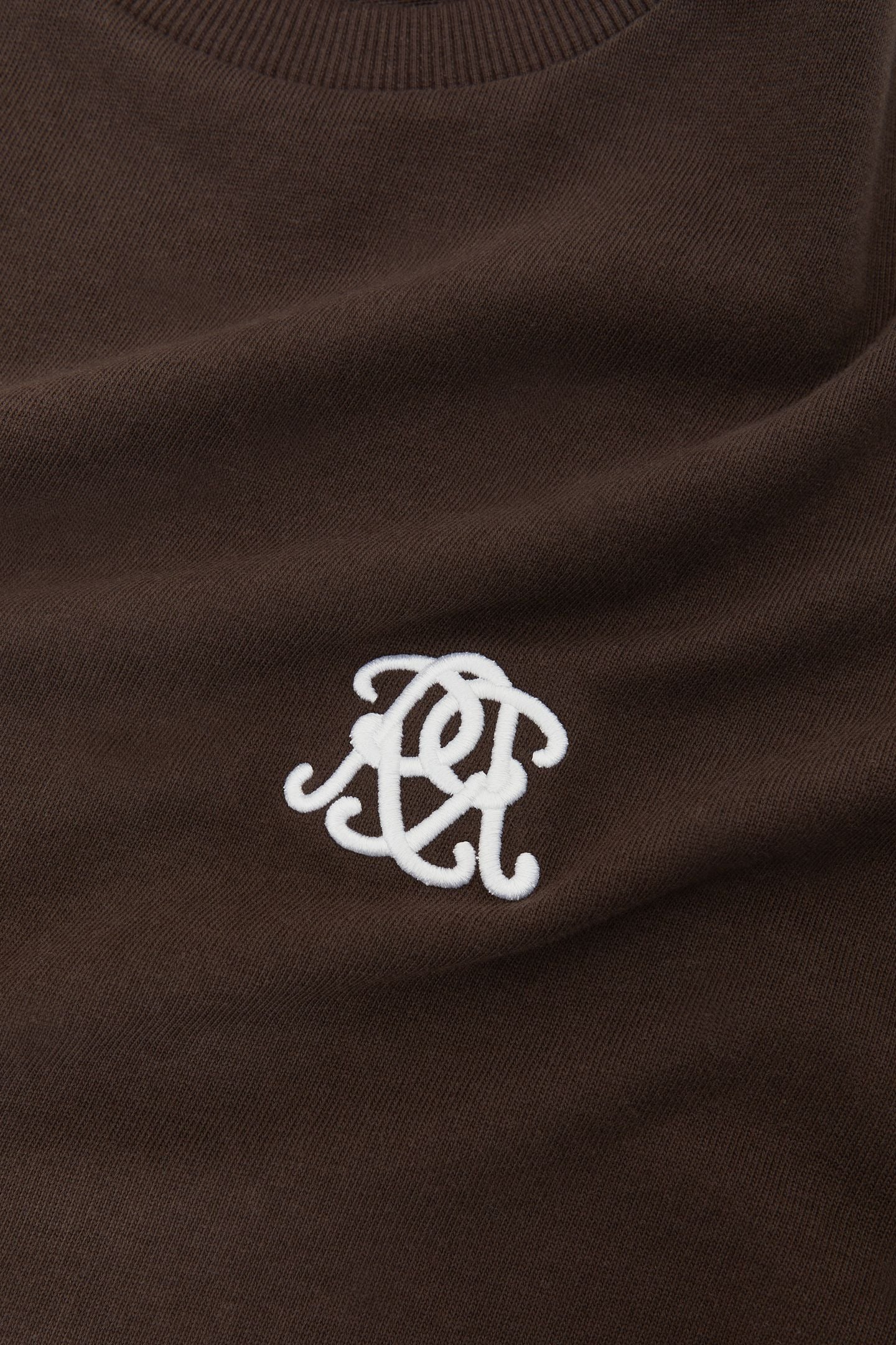 SS OVERSIZED MOTIF TEE SHIRT BROWN 5