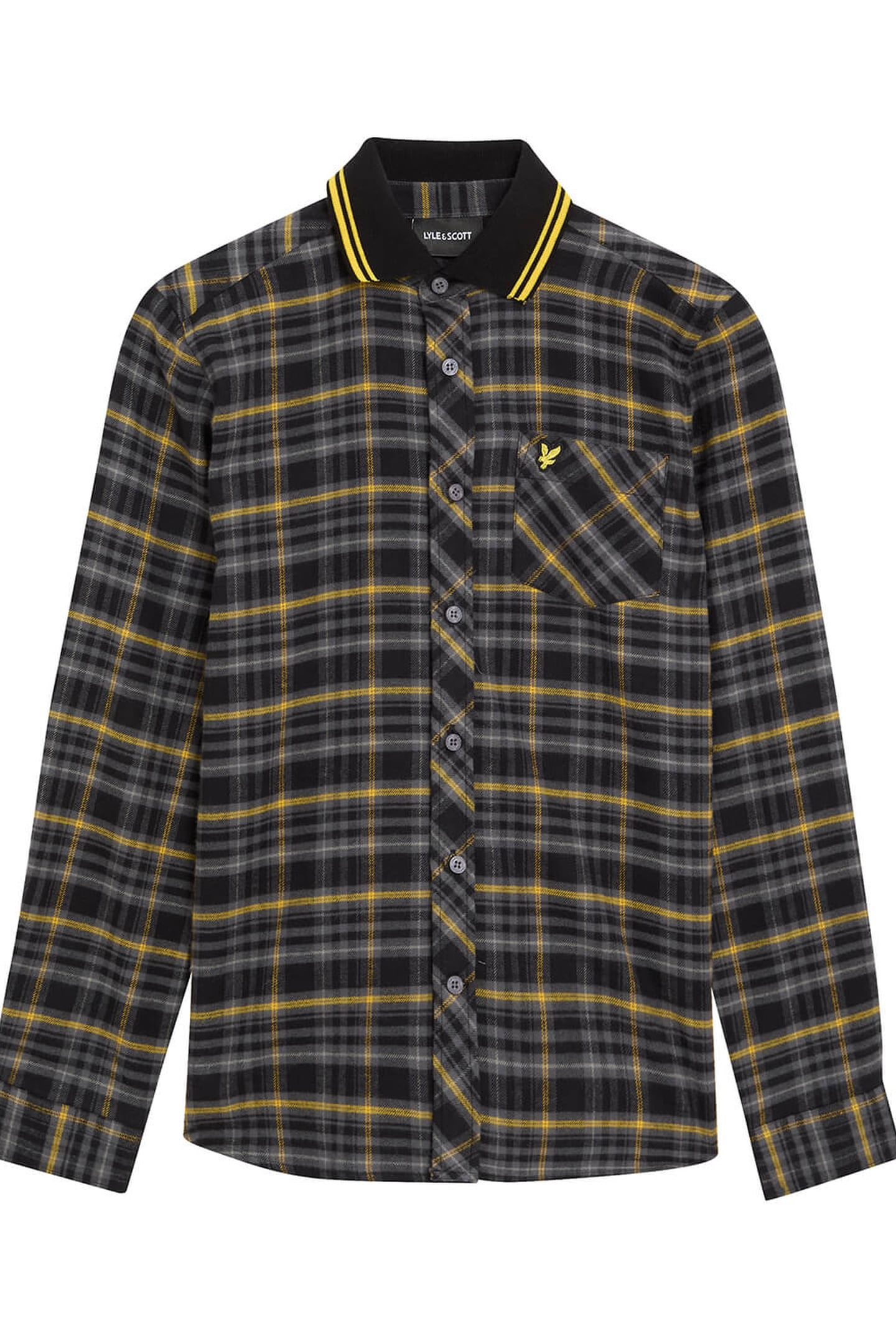 TARTAN SHIRT JET BLACK 2