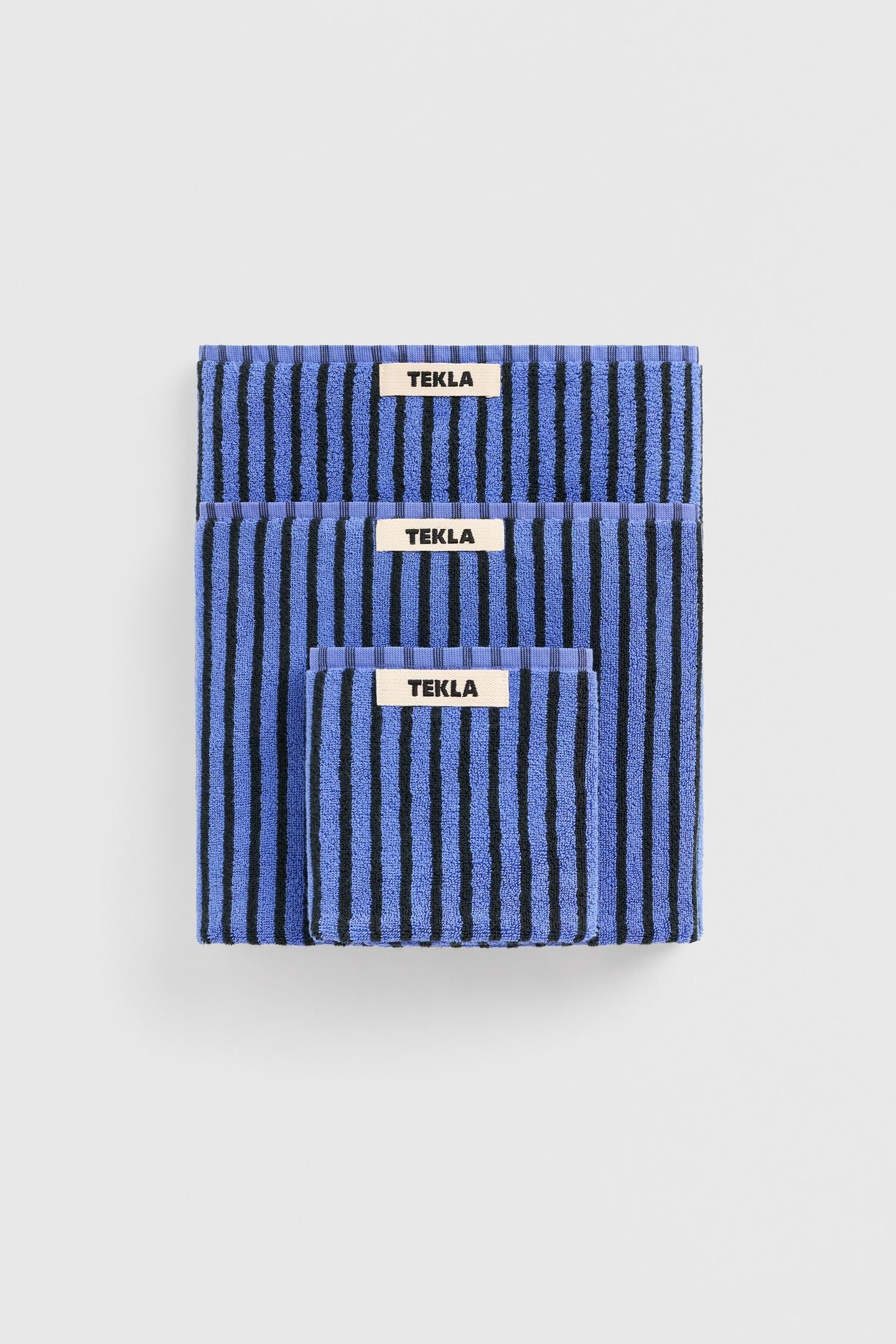 UNISEX TOWEL BLUE & BLACK 2